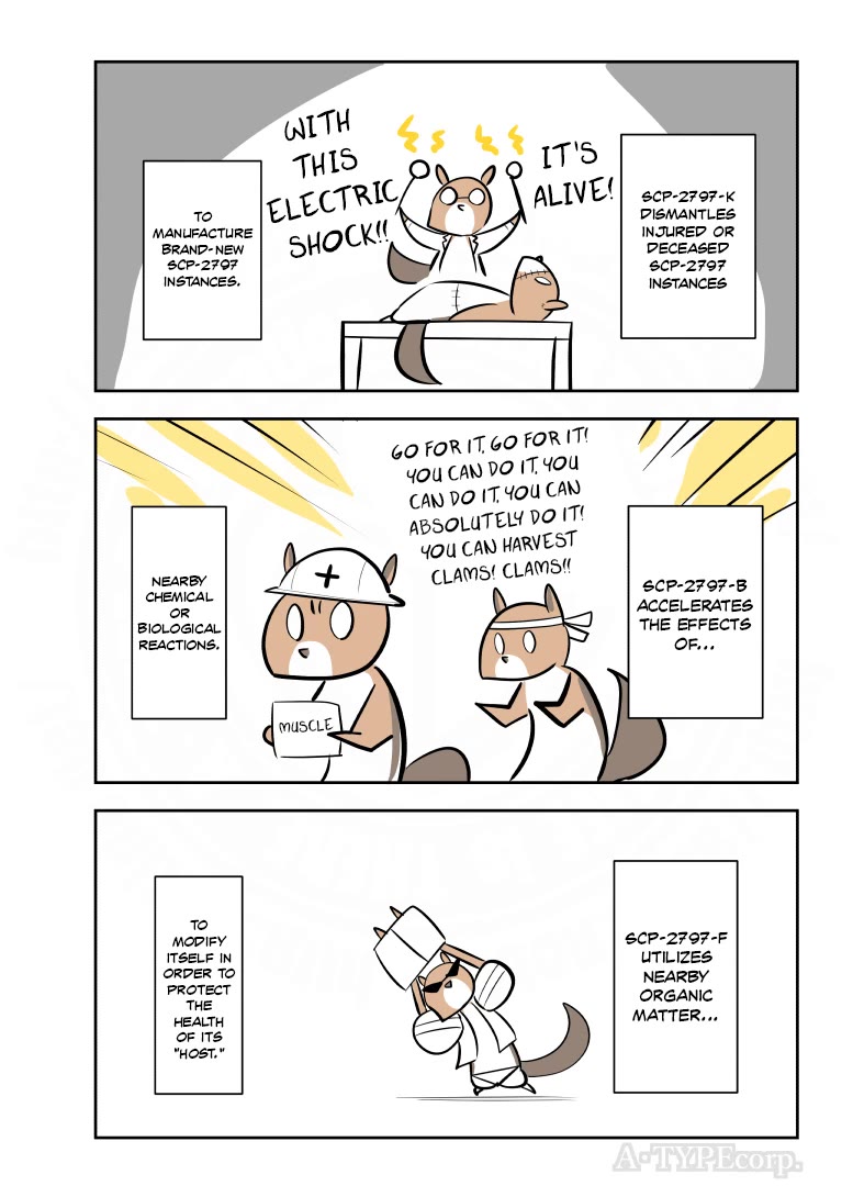 Oversimplified SCP Chapter 197 page 3 - Chapter 197: SCP-2797 Белки (Proteins/Squirrels)