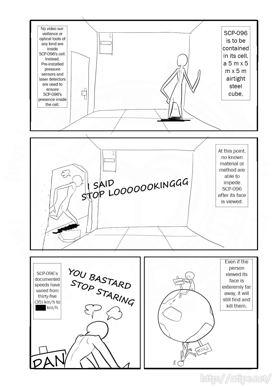 Oversimplified SCP Chapter 2 page 3 - Chapter 2: SCP-096 The "Shy Guy"