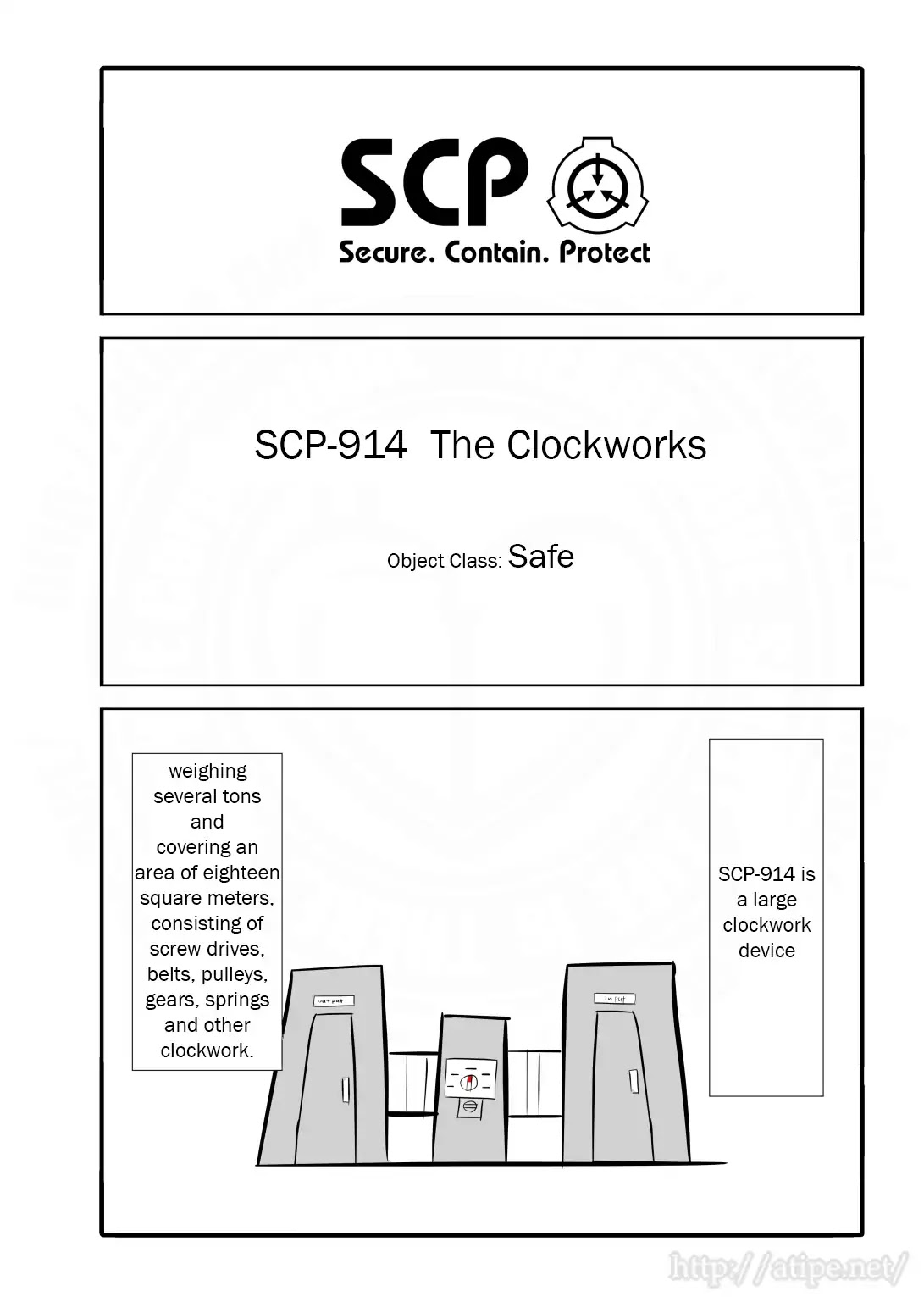 Oversimplified SCP Chapter 3 page 1 - Chapter 3: SCP-914 The Clockworks