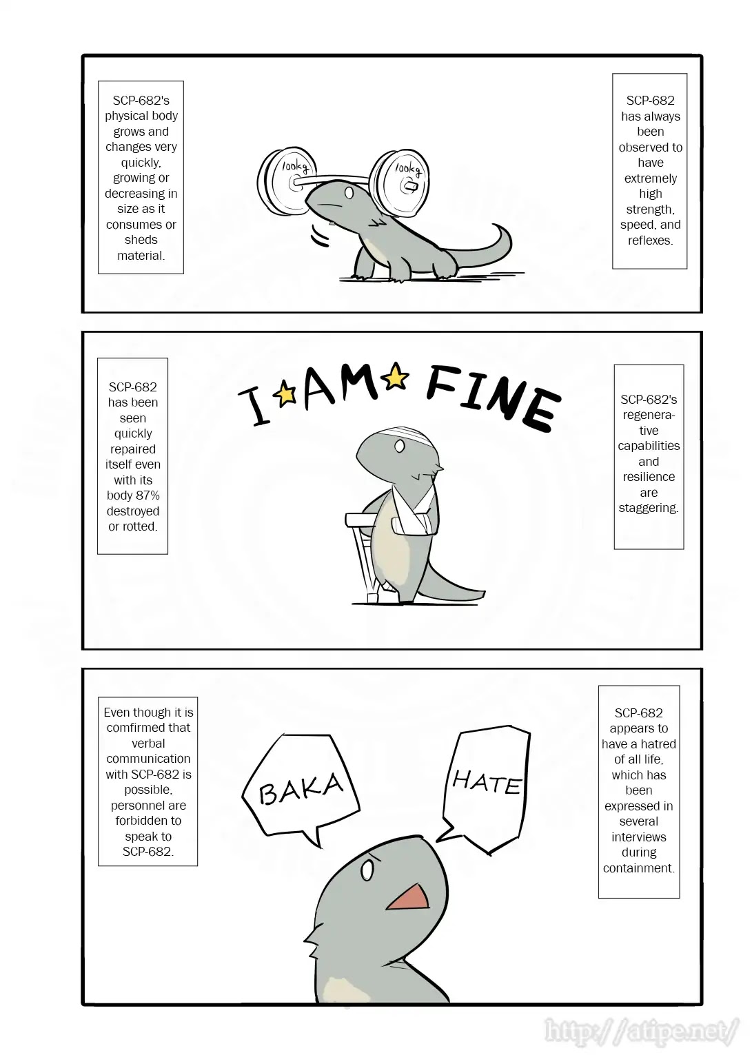 Oversimplified SCP Chapter 4 page 2 - Chapter 4: SCO-682 Hard-to-Destroy Reptile