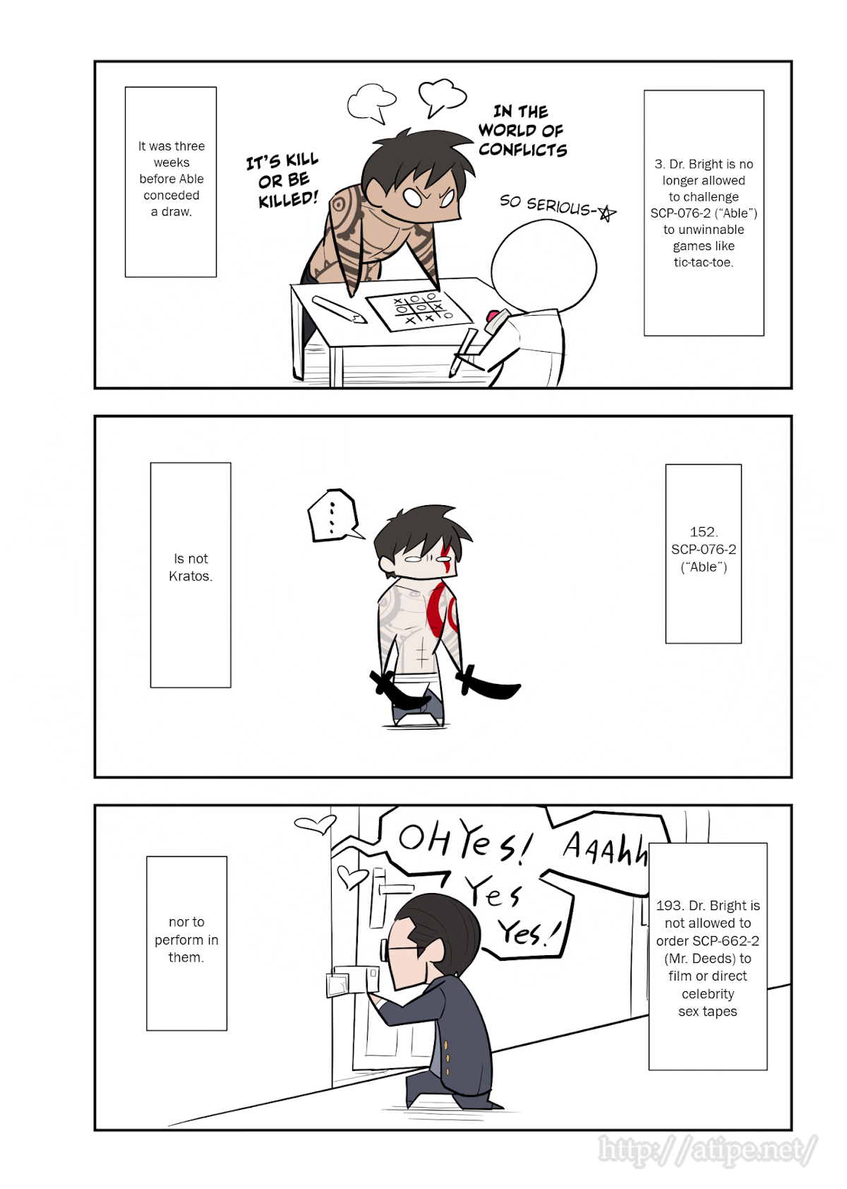 Oversimplified SCP Chapter 87 page 3 - Chapter 87: The Things Dr Bright Is Not Allowed To Do At The Foundation, Part 2