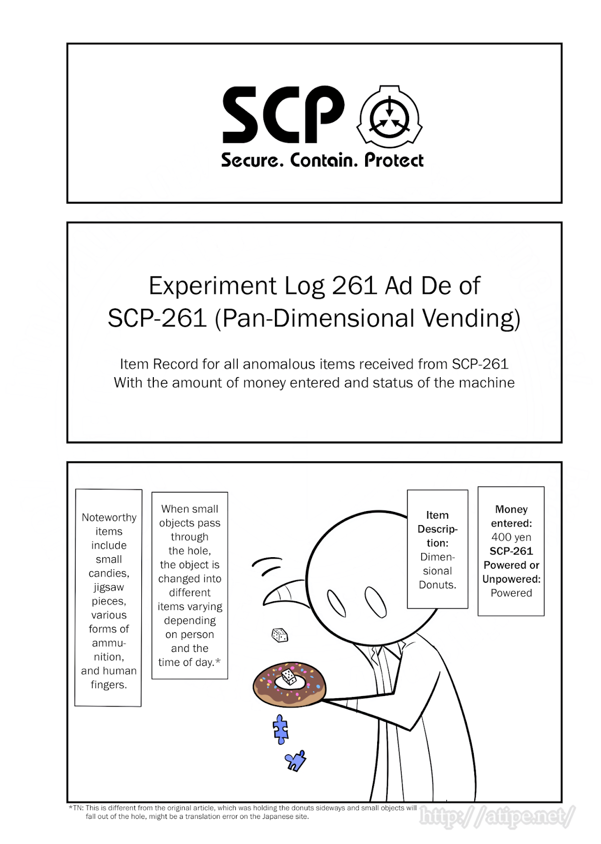 Oversimplified SCP Chapter 95 page 1 - Chapter 95: Experiment Log 261 Ad De