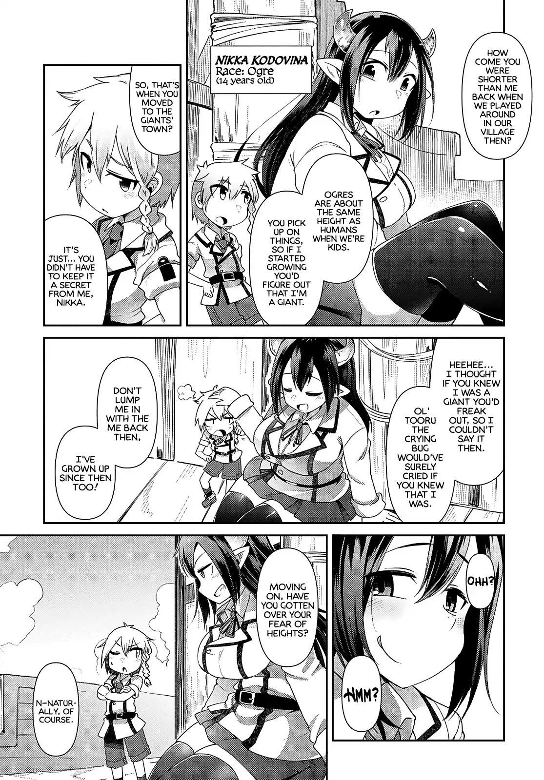 Oversized Sextet Chapter 1 page 12 - Chapter 1: The Giantess and the Transfer Student