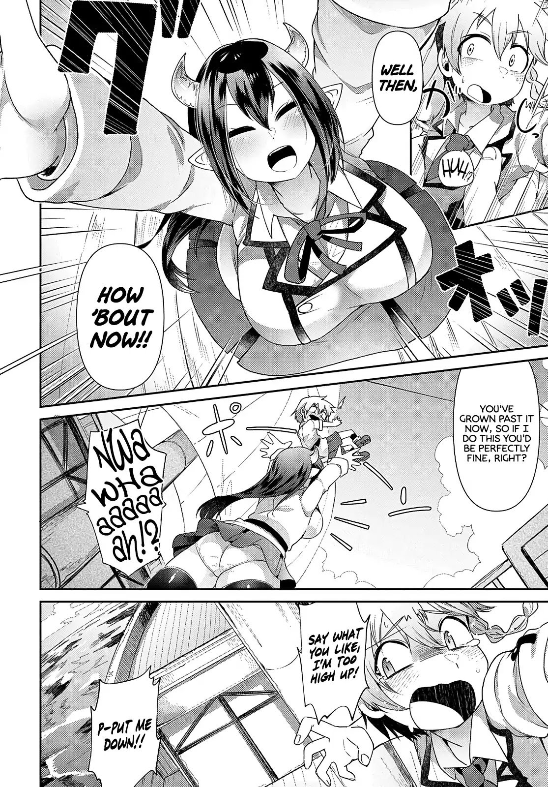 Oversized Sextet Chapter 1 page 13 - Chapter 1: The Giantess and the Transfer Student