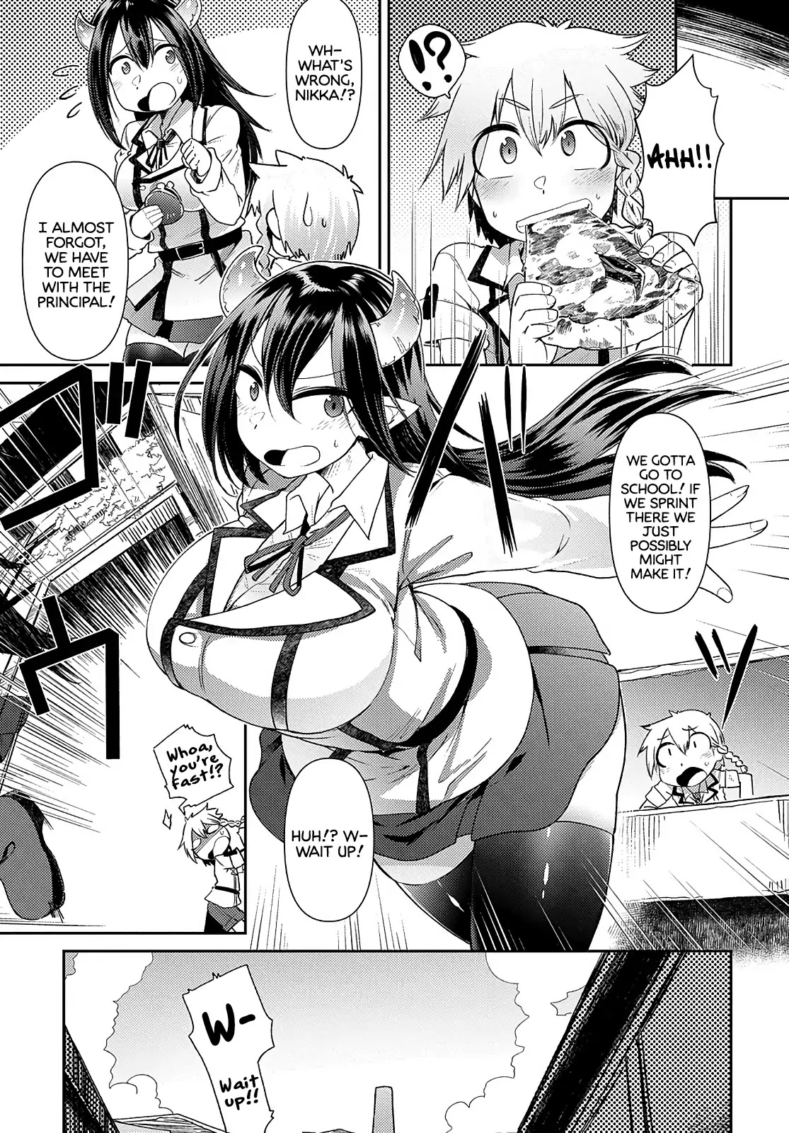 Oversized Sextet Chapter 1 page 18 - Chapter 1: The Giantess and the Transfer Student