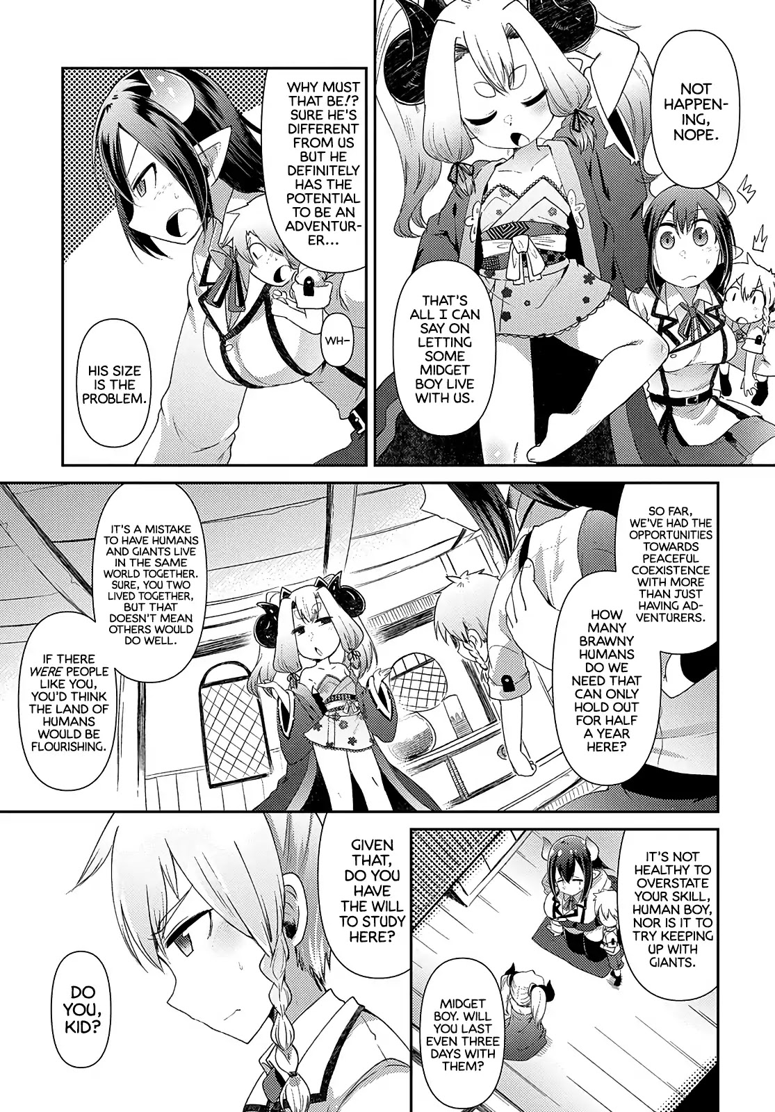 Oversized Sextet Chapter 1 page 22 - Chapter 1: The Giantess and the Transfer Student
