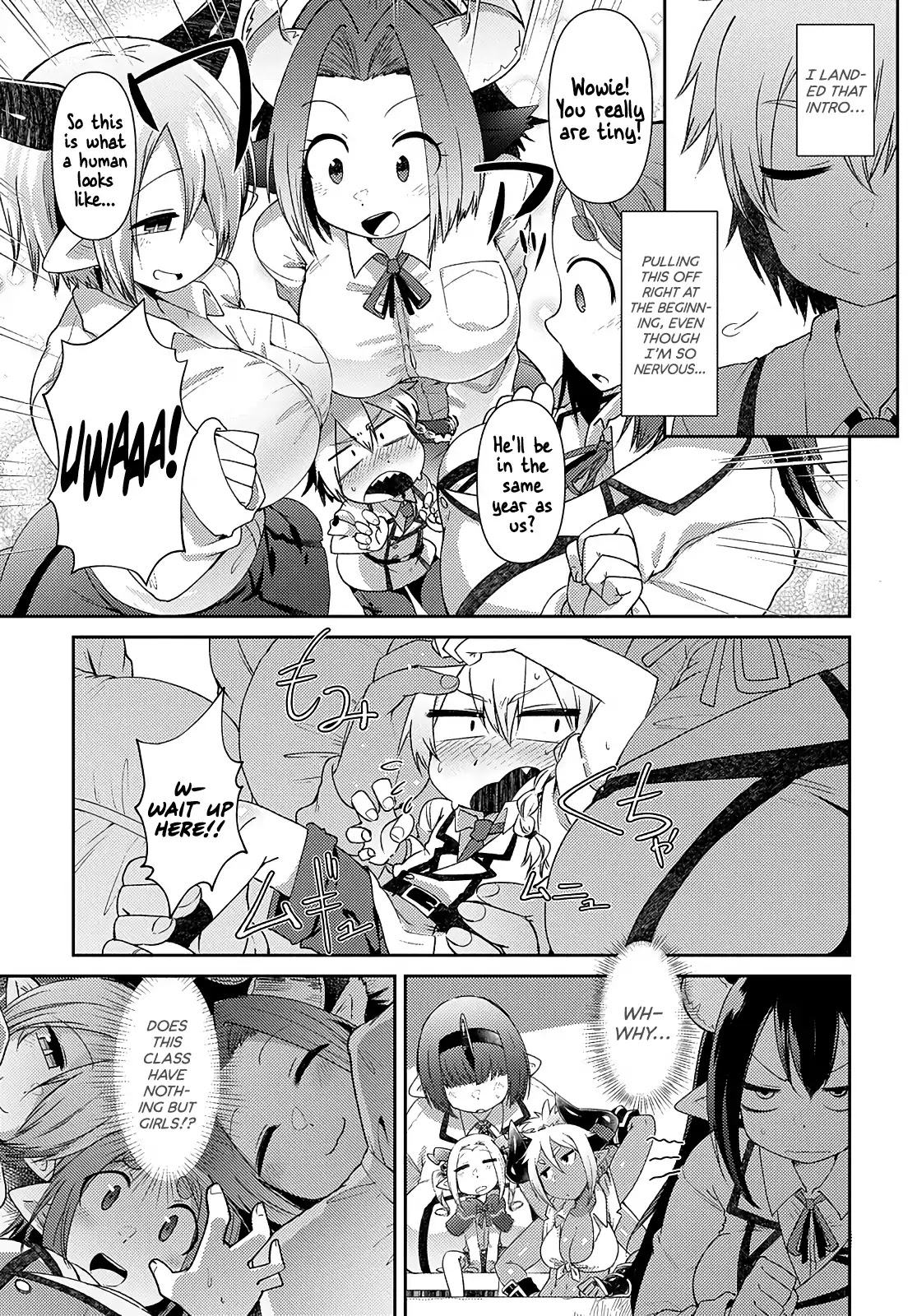 Oversized Sextet Chapter 1 page 24 - Chapter 1: The Giantess and the Transfer Student