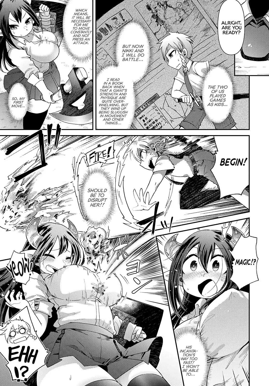 Oversized Sextet Chapter 1 page 28 - Chapter 1: The Giantess and the Transfer Student