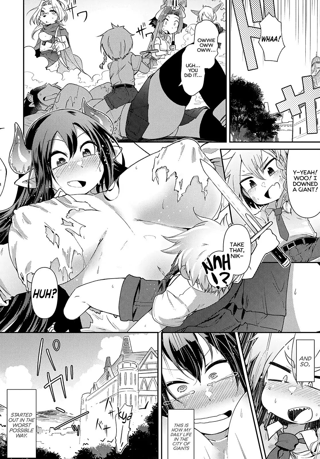 Oversized Sextet Chapter 1 page 31 - Chapter 1: The Giantess and the Transfer Student