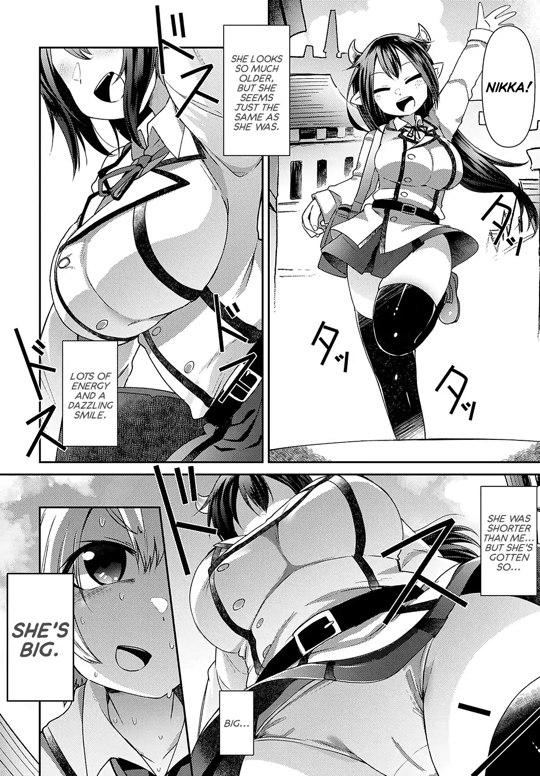 Oversized Sextet Chapter 1 page 9 - Chapter 1: The Giantess and the Transfer Student
