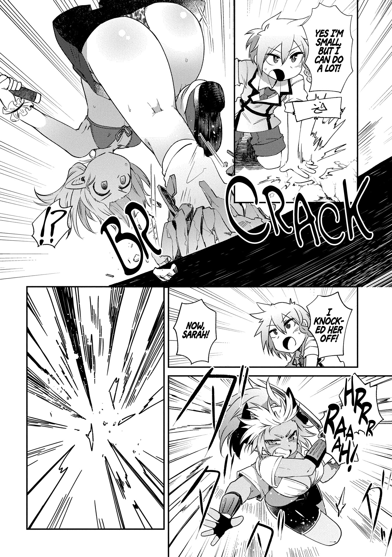 Oversized Sextet Chapter 10 page 10 - Chapter 10: The Giantess and The Dungeon Hunt Part 2
