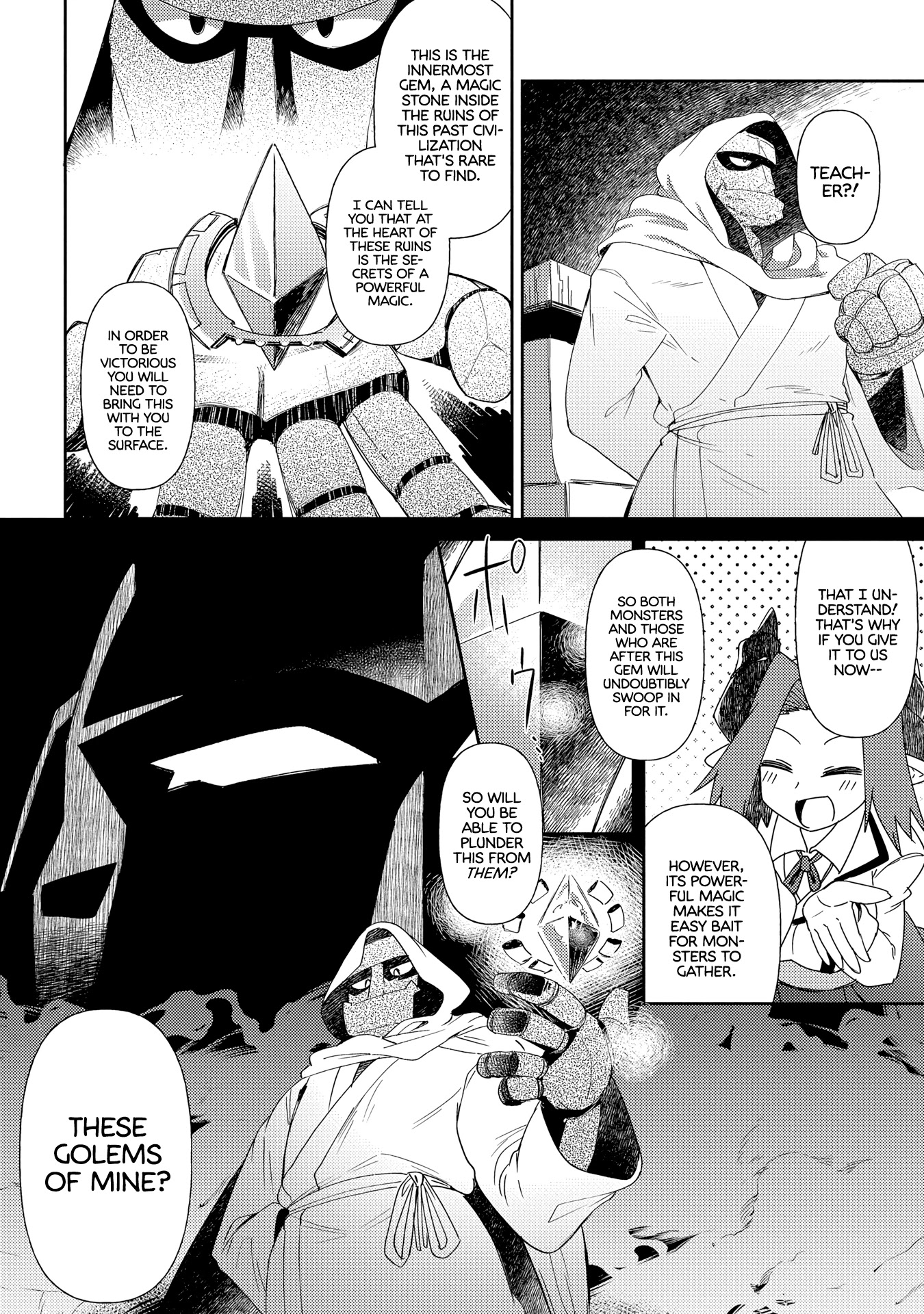 Oversized Sextet Chapter 10 page 26 - Chapter 10: The Giantess and The Dungeon Hunt Part 2