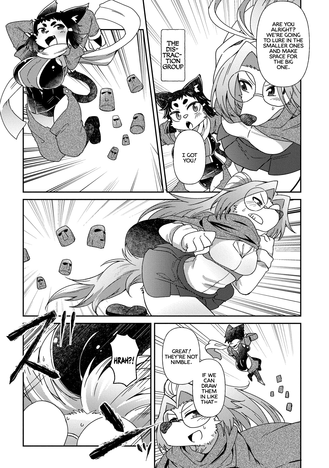 Oversized Sextet Chapter 11 page 14 - Chapter 11: The Giantess and The Dungeon Hunt Part 3