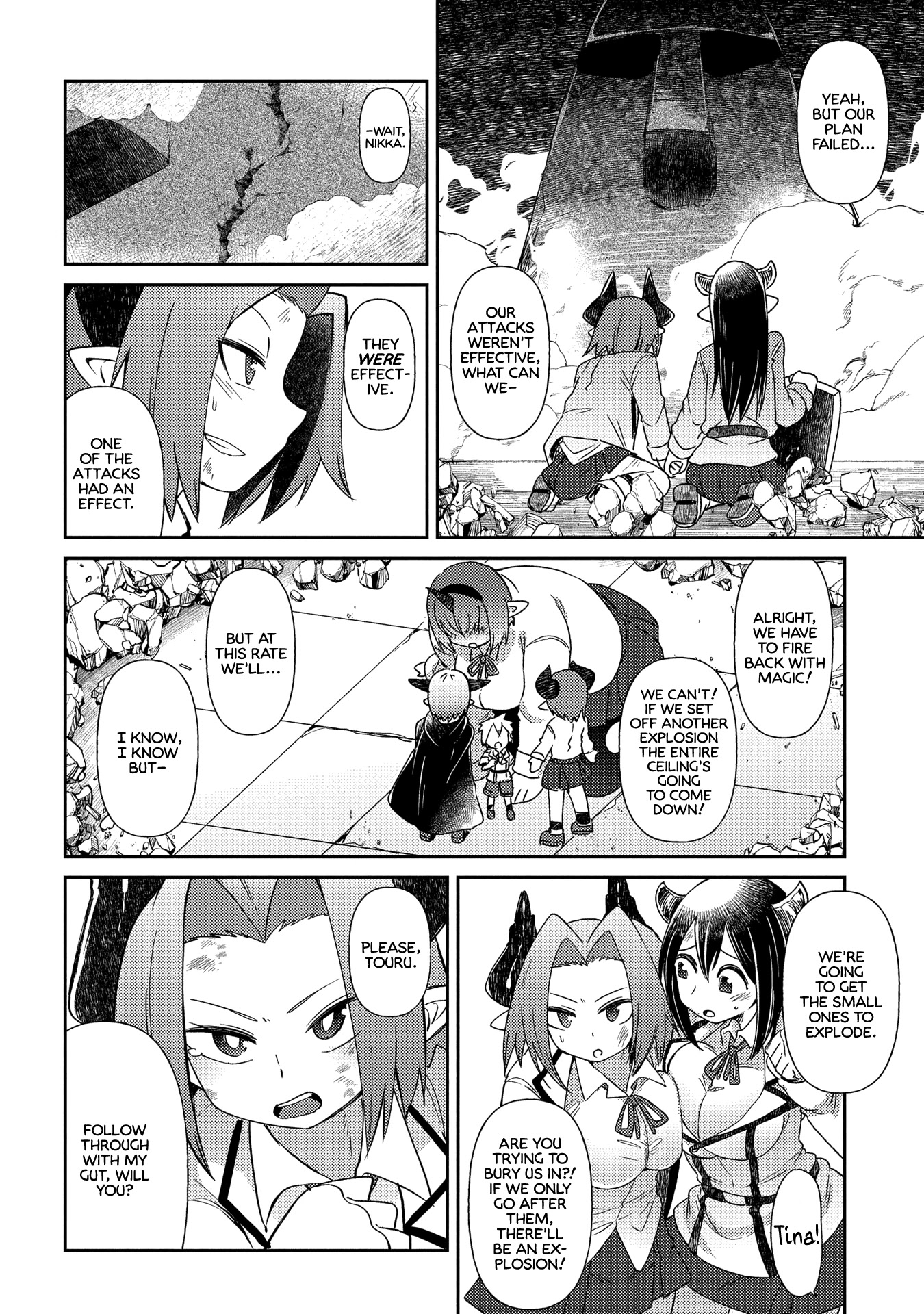 Oversized Sextet Chapter 11 page 18 - Chapter 11: The Giantess and The Dungeon Hunt Part 3
