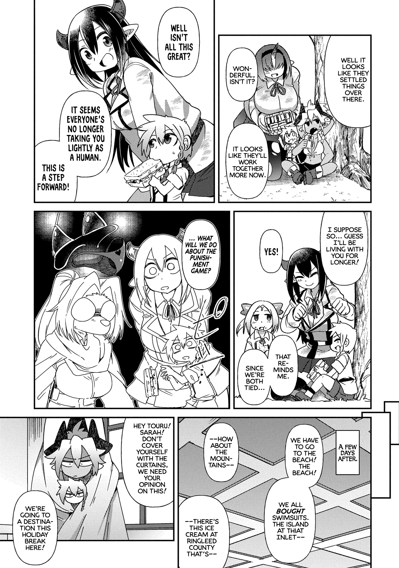 Oversized Sextet Chapter 11 page 25 - Chapter 11: The Giantess and The Dungeon Hunt Part 3