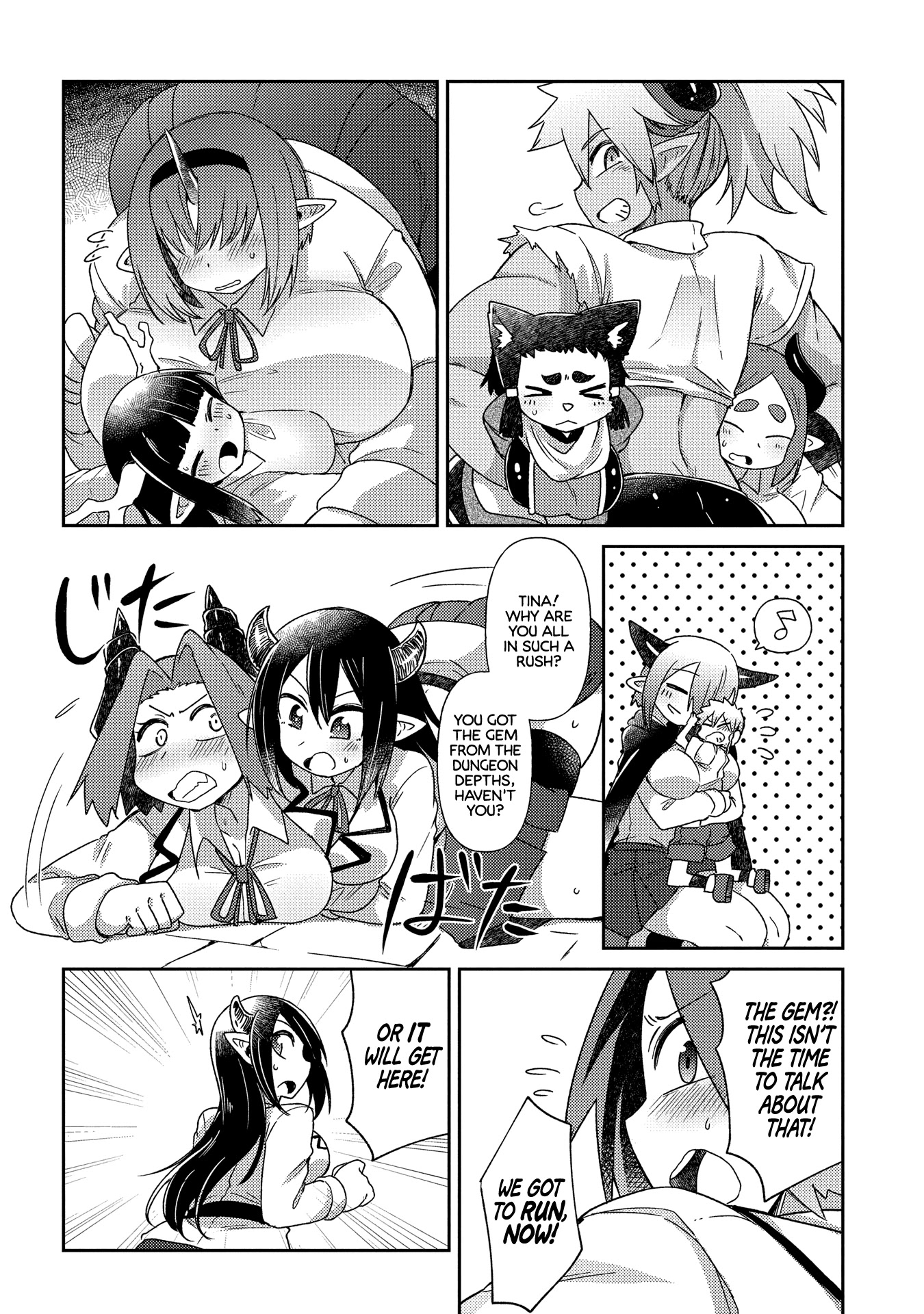 Oversized Sextet Chapter 11 page 6 - Chapter 11: The Giantess and The Dungeon Hunt Part 3