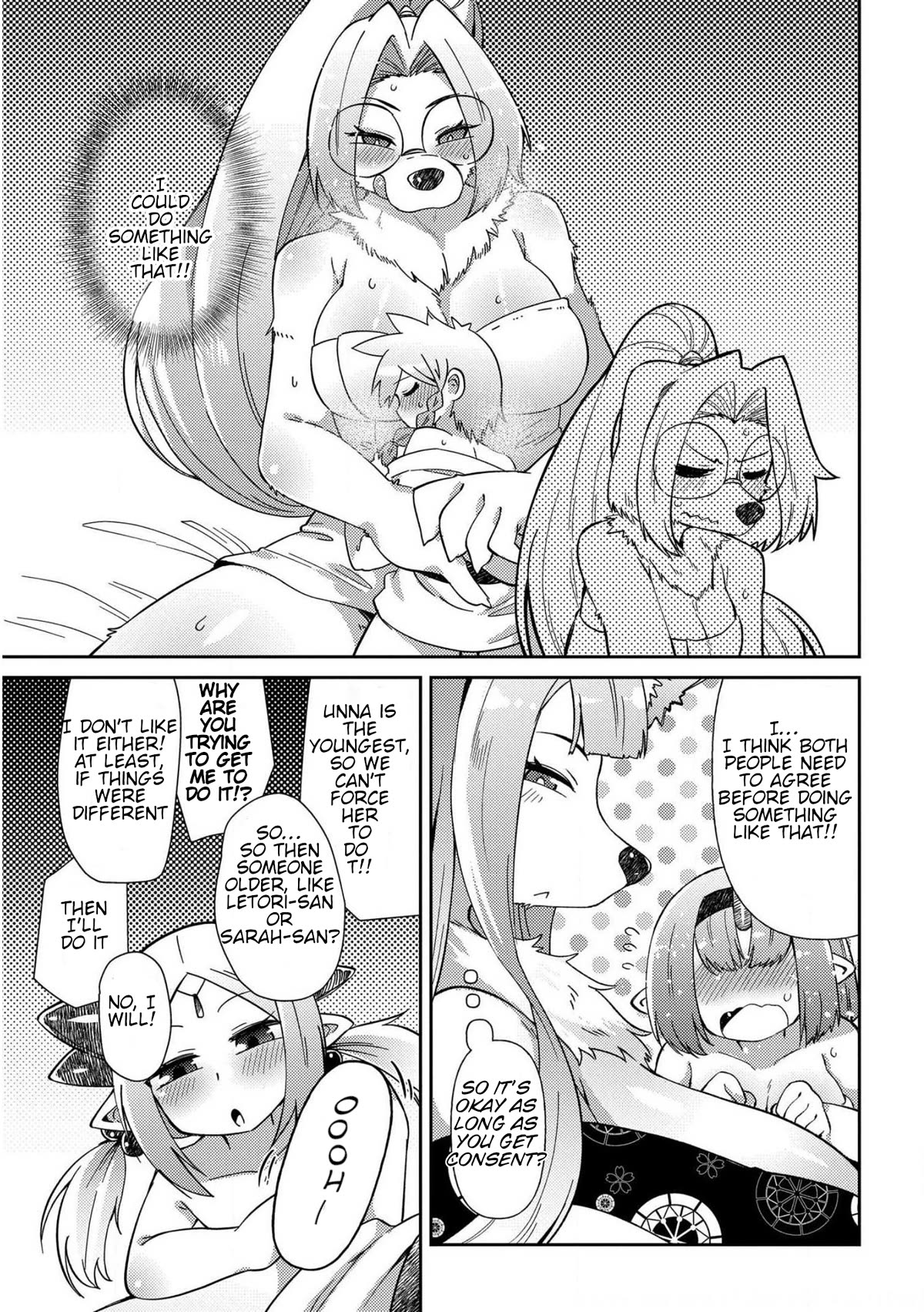 Oversized Sextet Chapter 13.5 page 5 - Chapter 13.5: The Boy Sleeping In Front Of The Giantesses