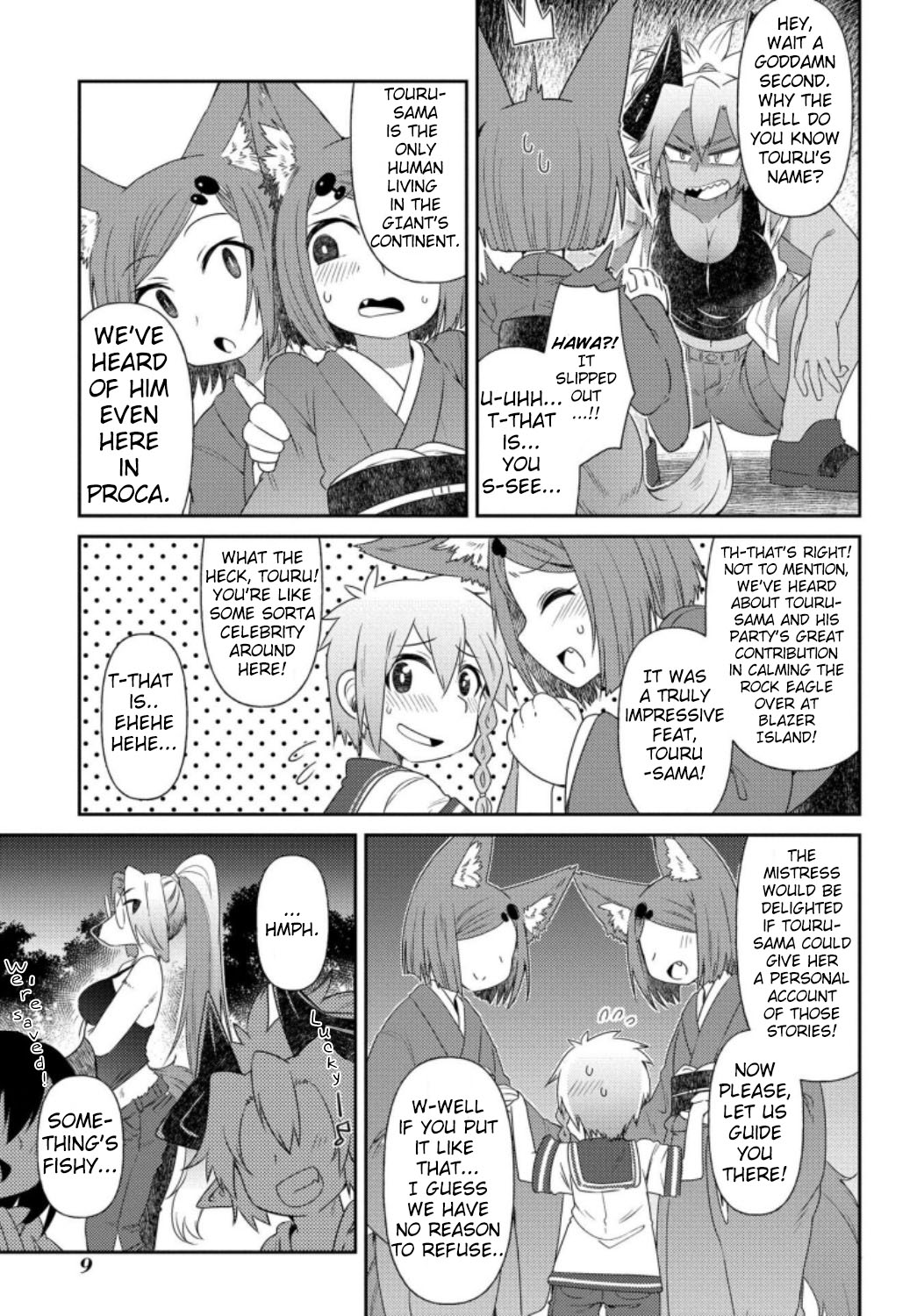 Oversized Sextet Chapter 13 page 10 - Chapter 13: The Giantess and the Fox's Trap