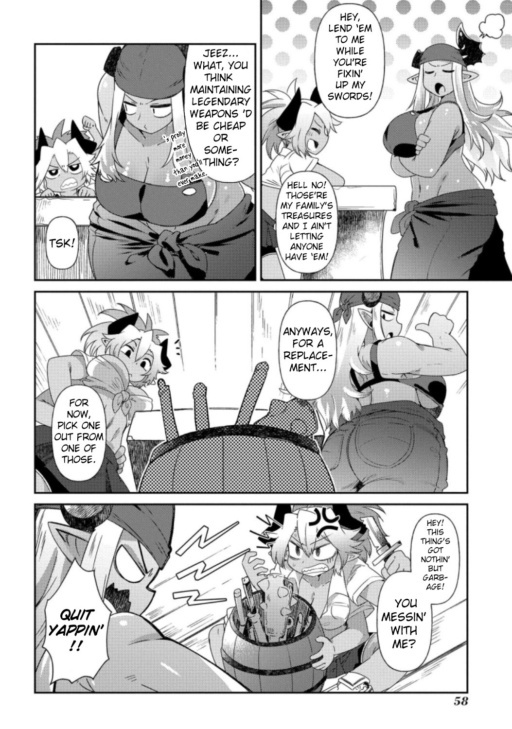 Oversized Sextet Chapter 15 page 6 - Chapter 15: The Giantess and the Curse