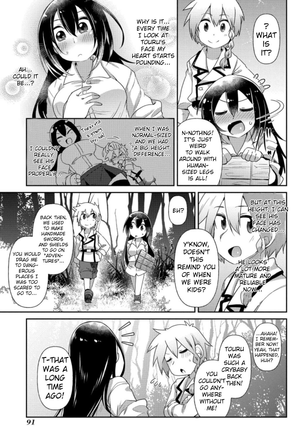 Oversized Sextet Chapter 16 page 13 - Chapter 16: The Giantess and the One She Wants to Protect