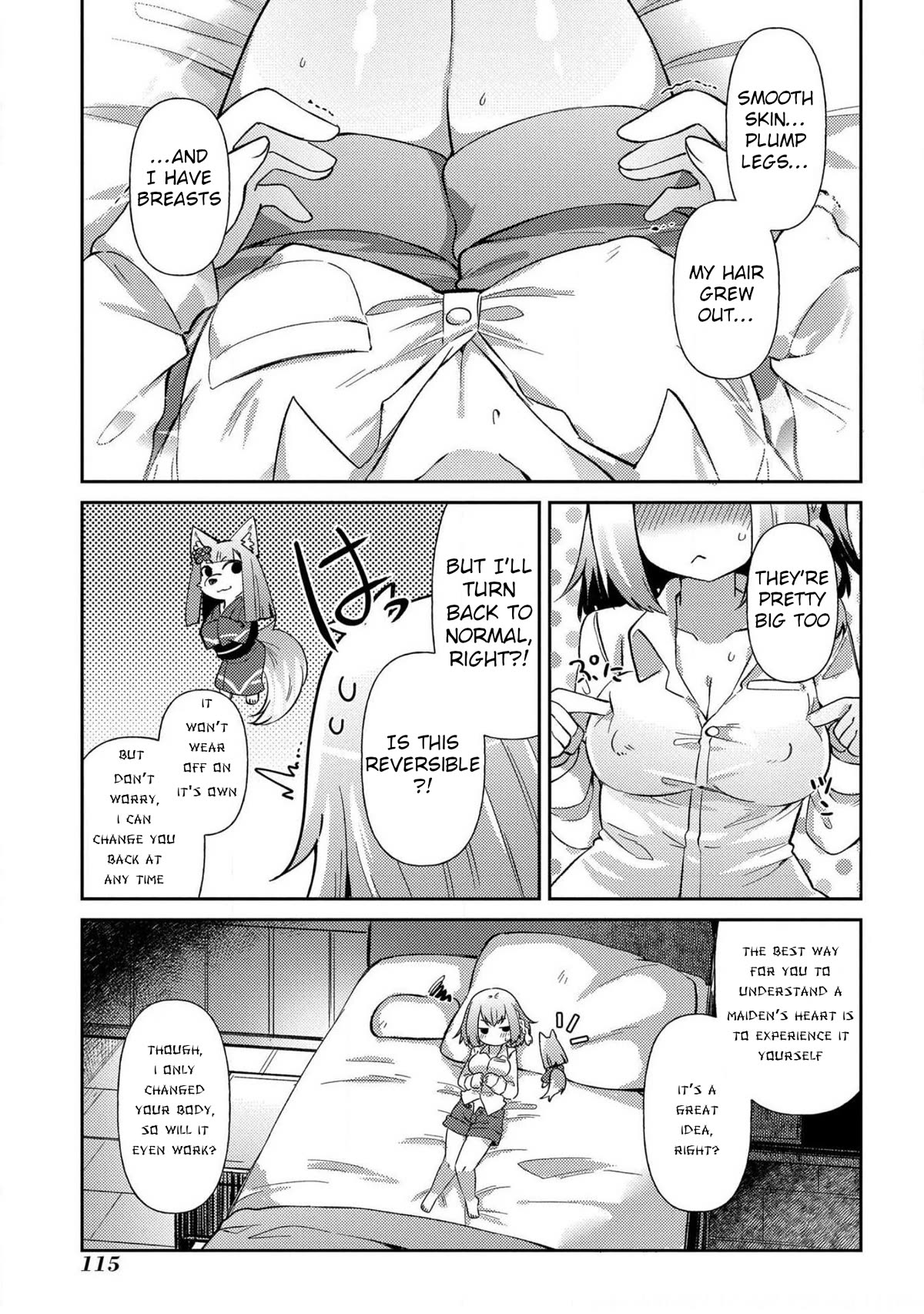 Oversized Sextet Chapter 17 page 11 - Chapter 17: Giantess and Girl's Feelings