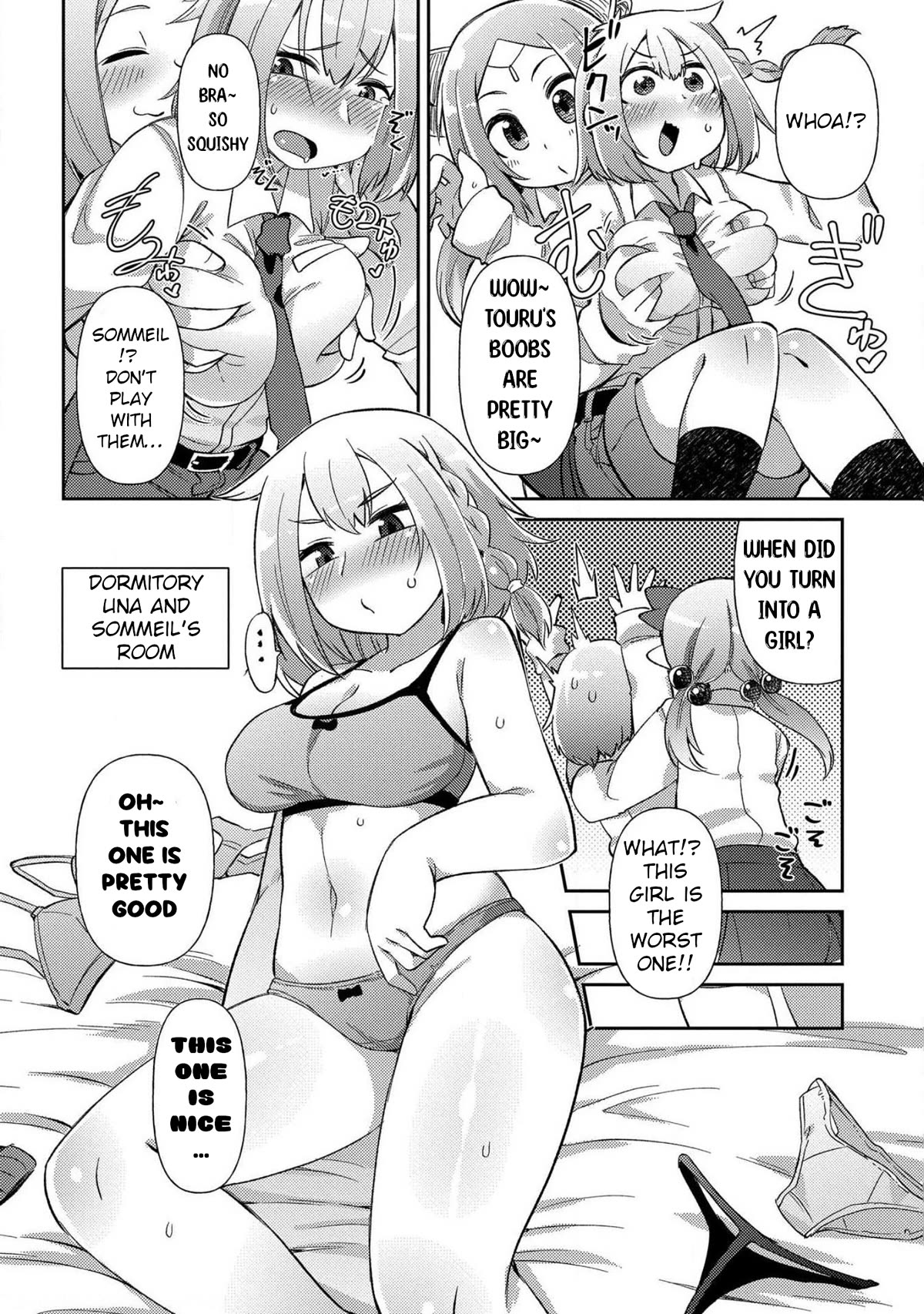 Oversized Sextet Chapter 17 page 16 - Chapter 17: Giantess and Girl's Feelings