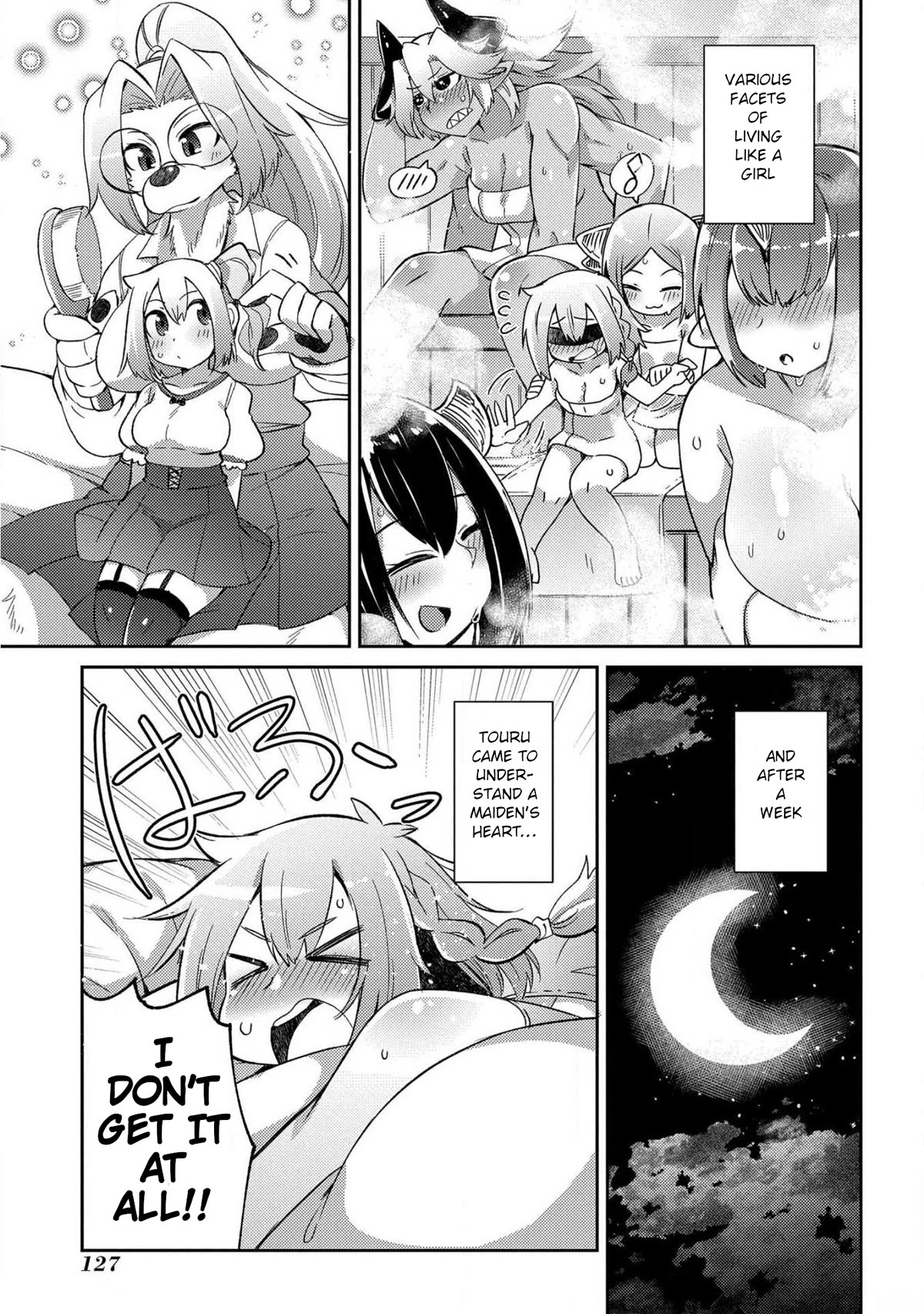 Oversized Sextet Chapter 17 page 23 - Chapter 17: Giantess and Girl's Feelings