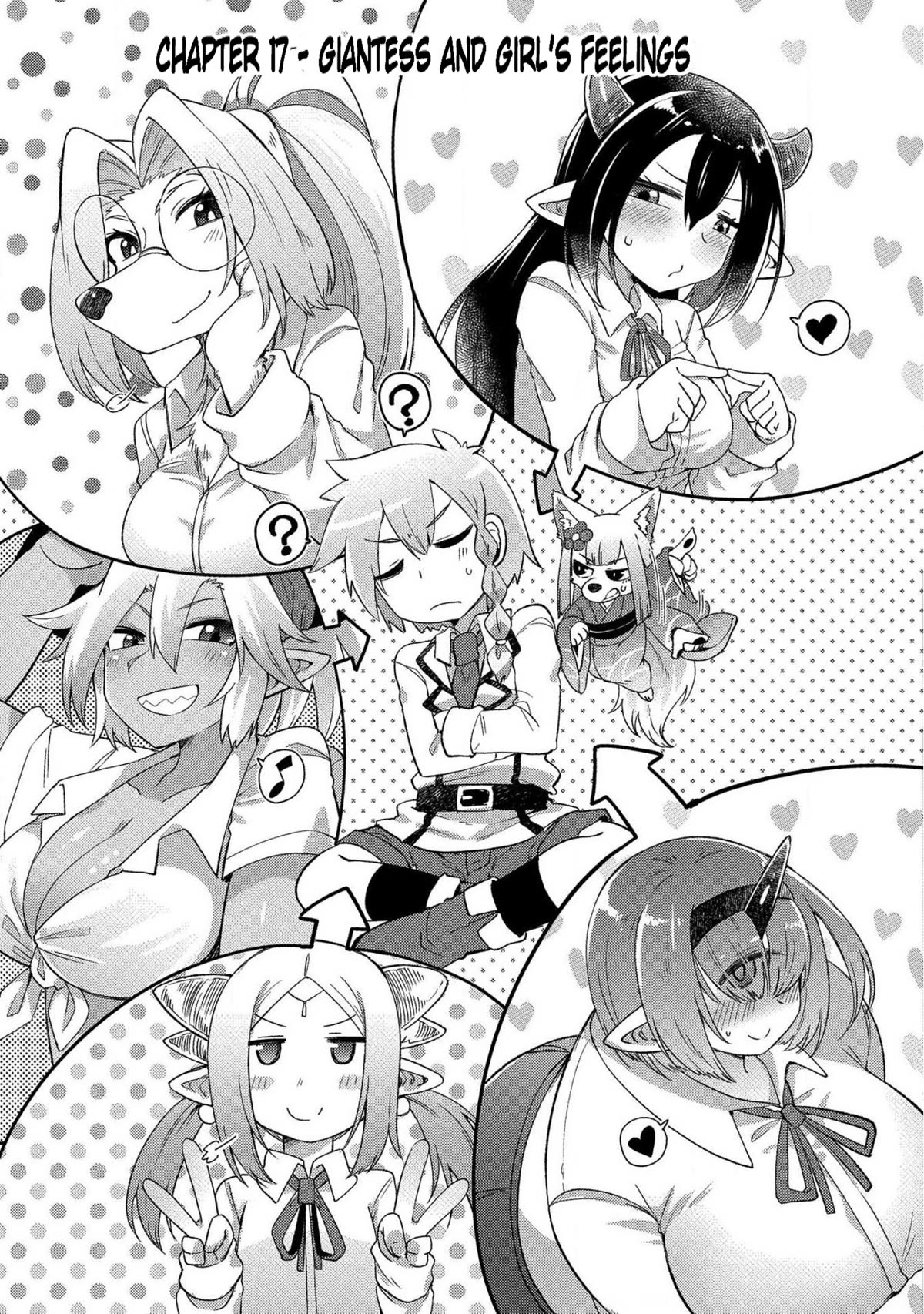 Oversized Sextet Chapter 17 page 3 - Chapter 17: Giantess and Girl's Feelings