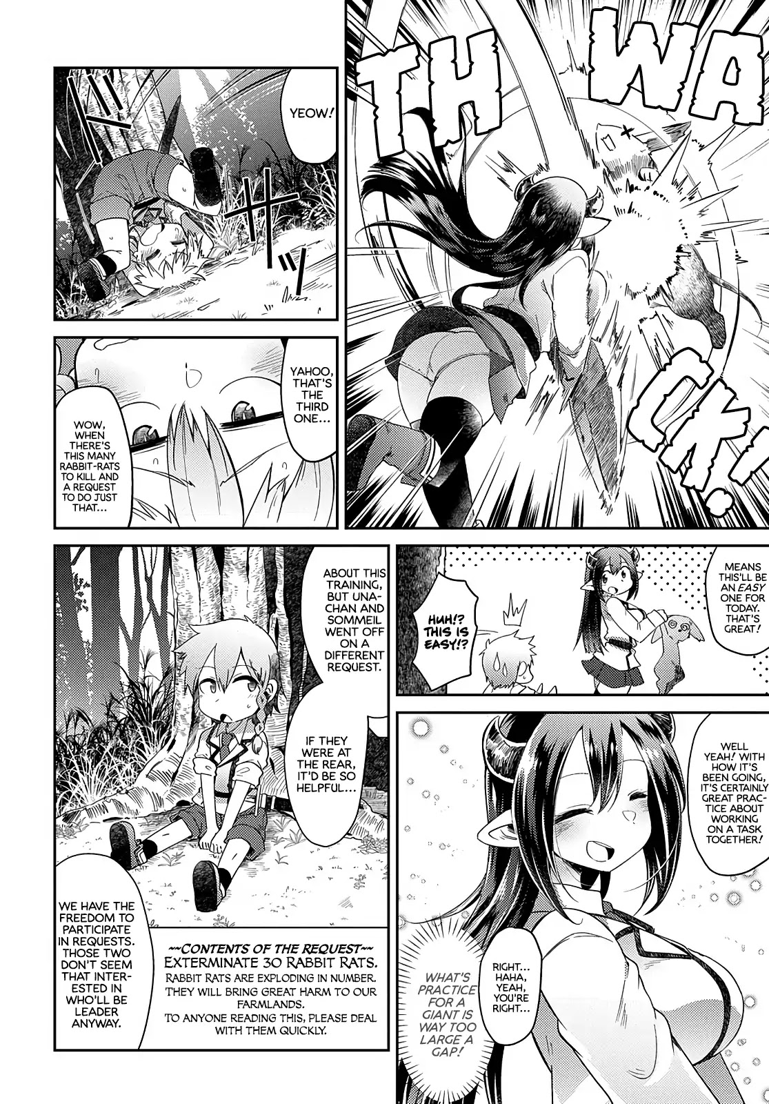 Oversized Sextet Chapter 2 page 10 - Chapter 2: The Giantess and Extracurriculars