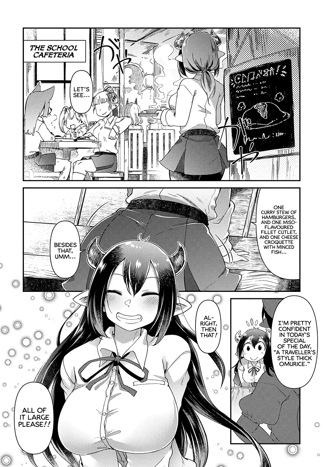 Oversized Sextet Chapter 2 page 4 - Chapter 2: The Giantess and Extracurriculars