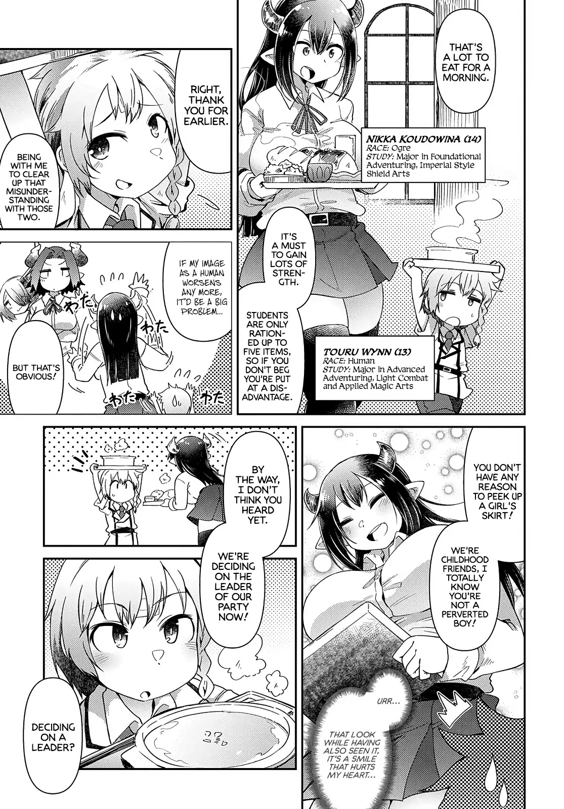 Oversized Sextet Chapter 2 page 5 - Chapter 2: The Giantess and Extracurriculars