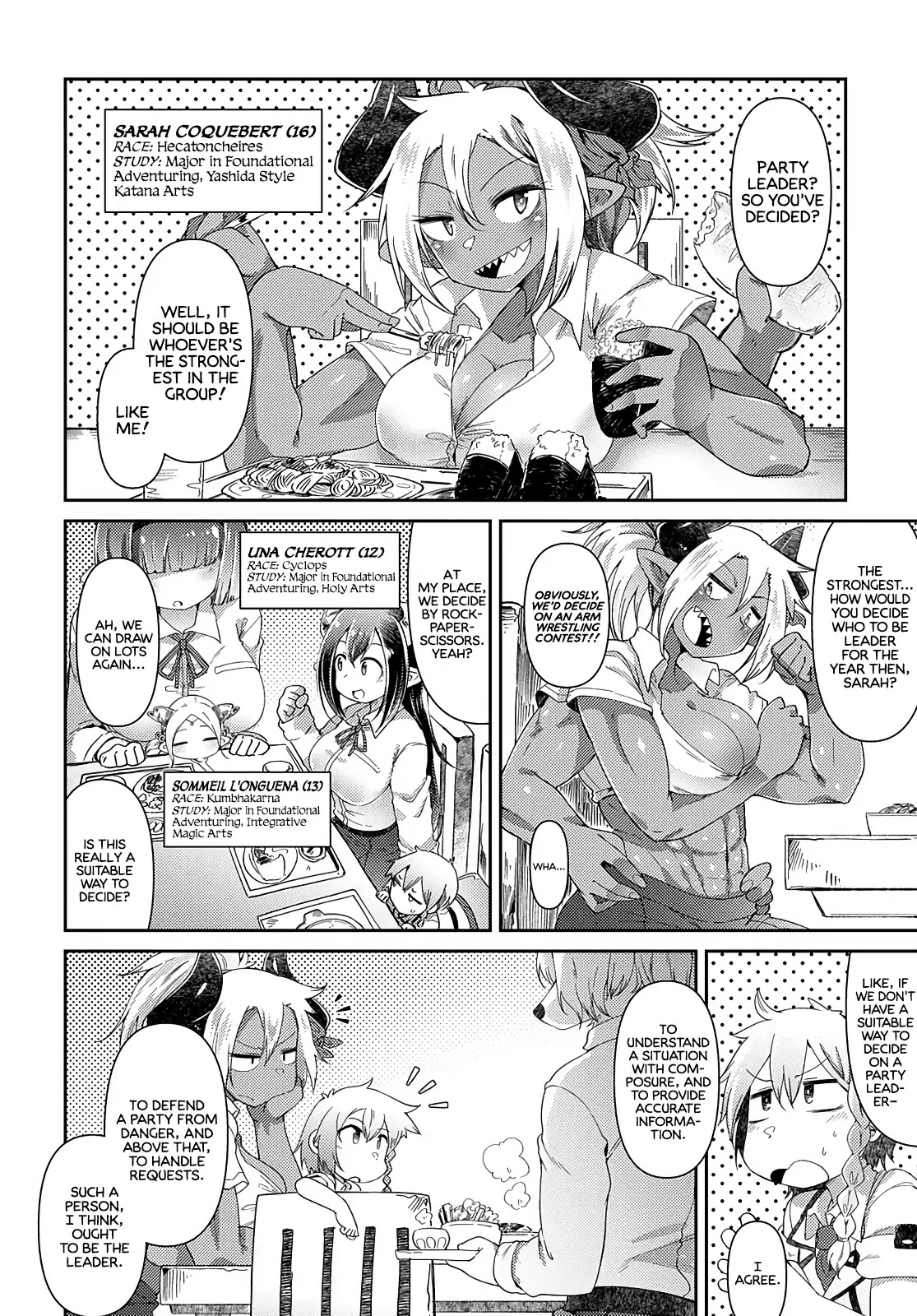 Oversized Sextet Chapter 2 page 6 - Chapter 2: The Giantess and Extracurriculars