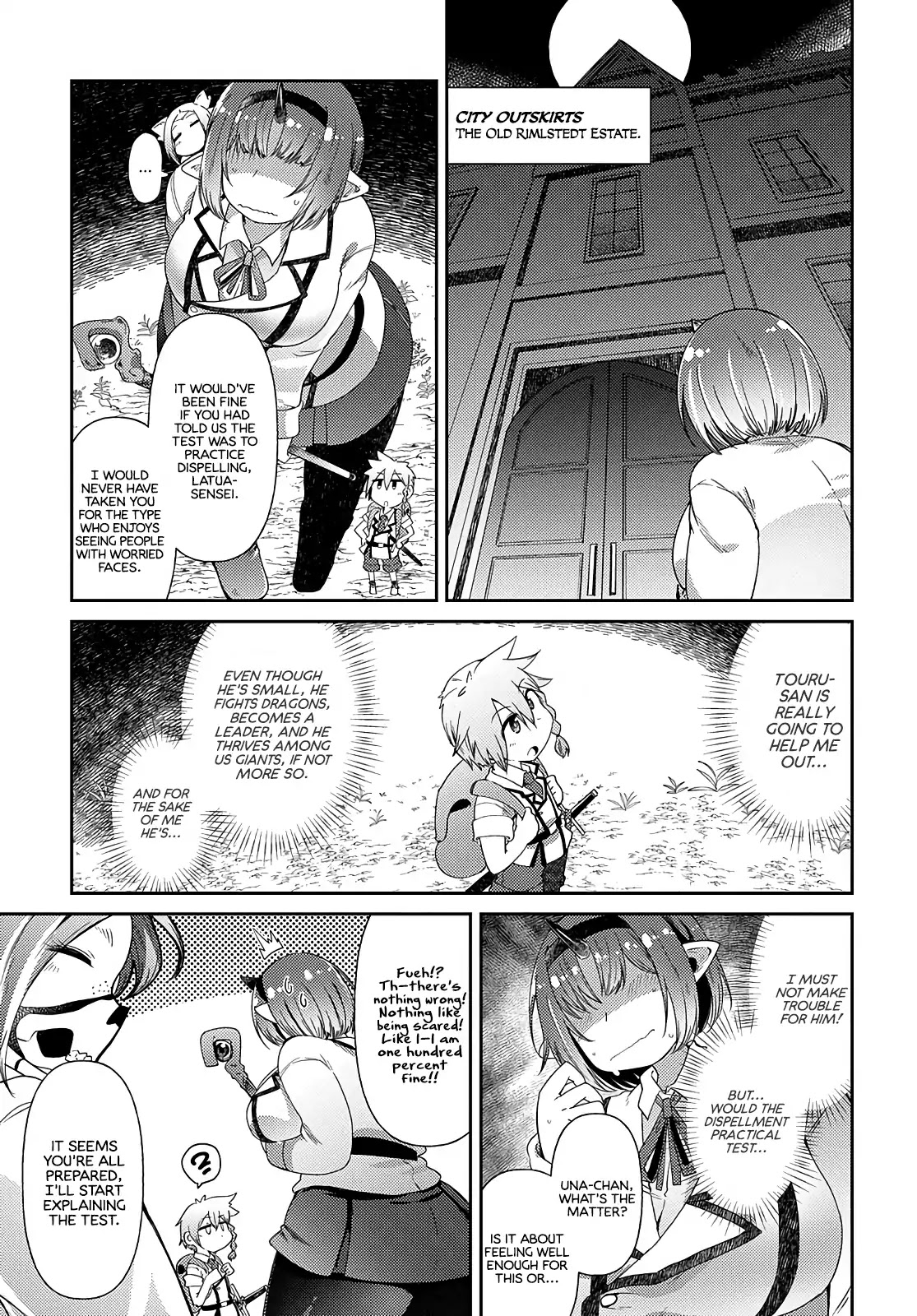 Oversized Sextet Chapter 3 page 11 - Chapter 3: The Giantess and the Haunted House