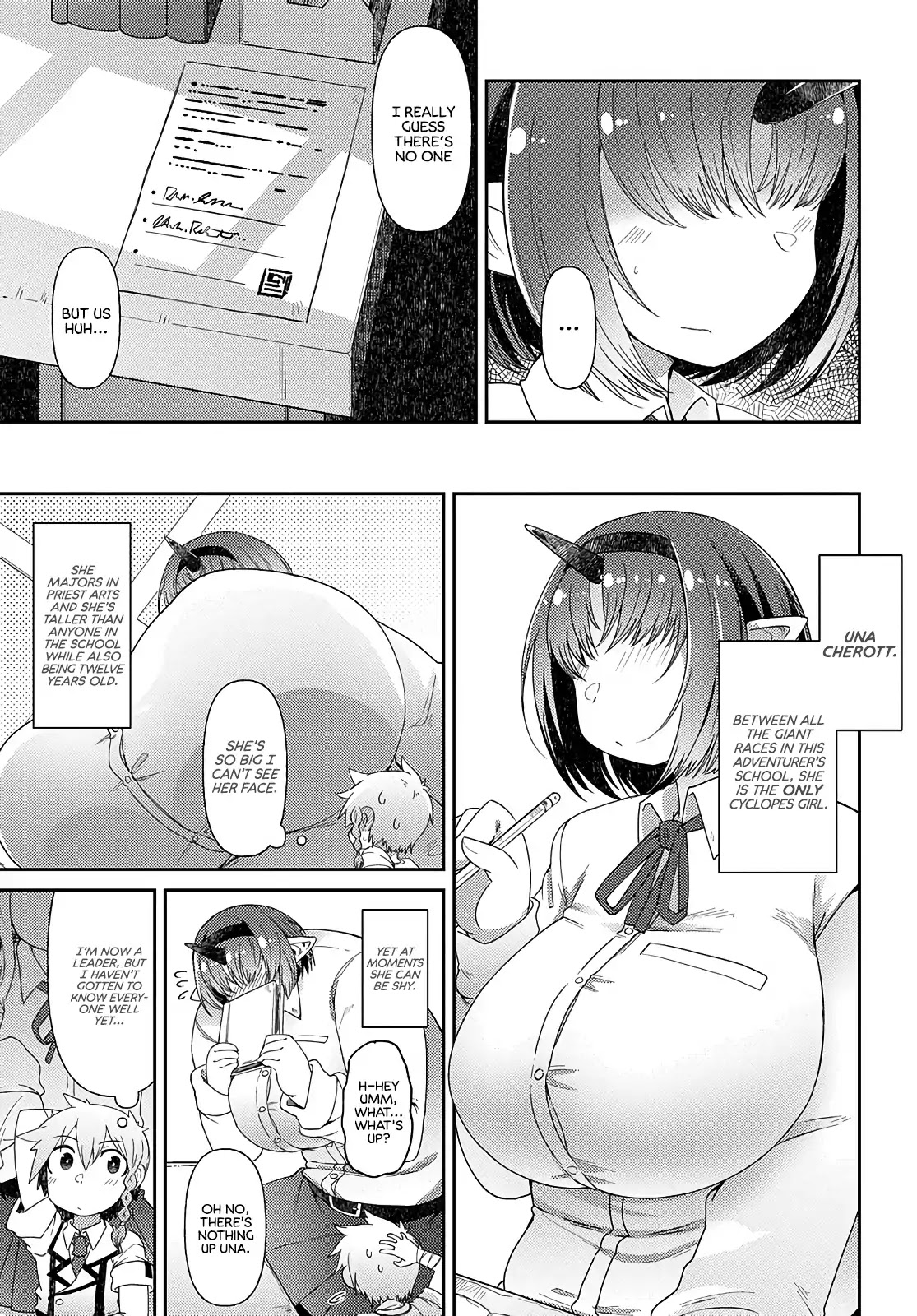 Oversized Sextet Chapter 3 page 5 - Chapter 3: The Giantess and the Haunted House