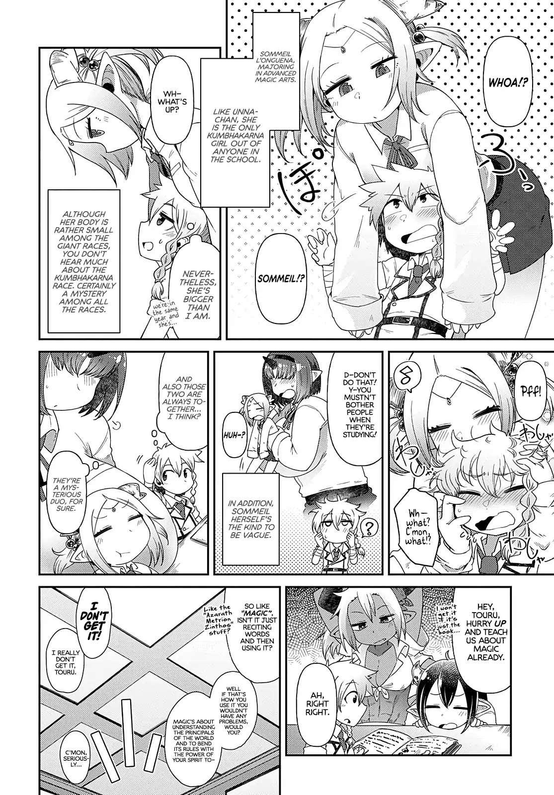 Oversized Sextet Chapter 3 page 6 - Chapter 3: The Giantess and the Haunted House