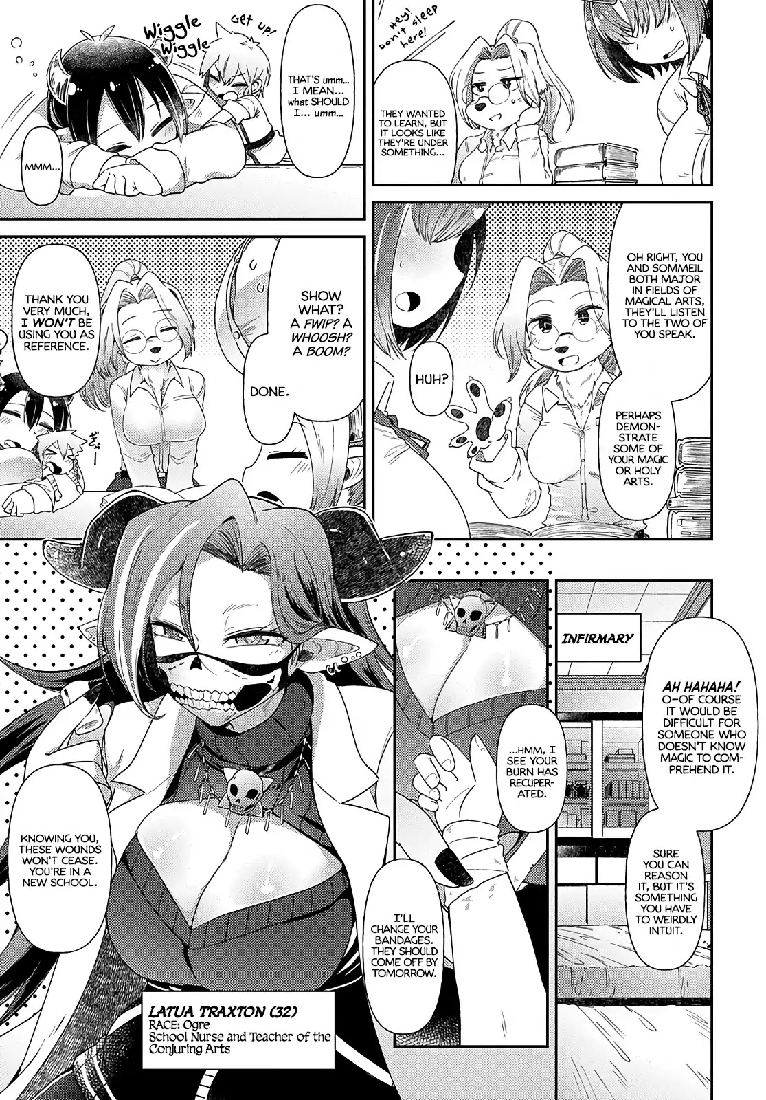 Oversized Sextet Chapter 3 page 7 - Chapter 3: The Giantess and the Haunted House
