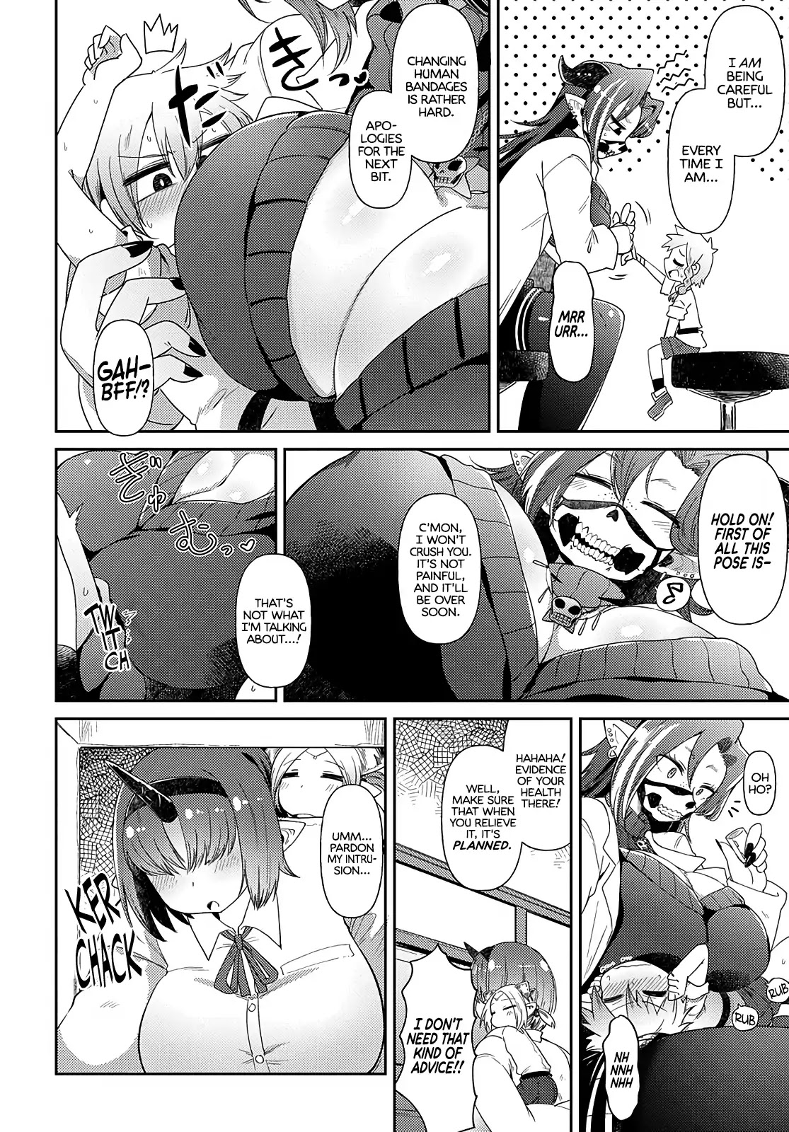 Oversized Sextet Chapter 3 page 8 - Chapter 3: The Giantess and the Haunted House