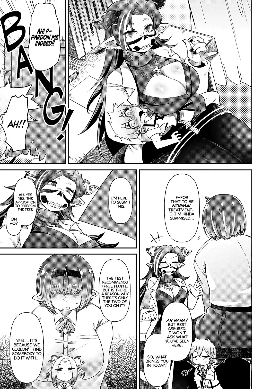 Oversized Sextet Chapter 3 page 9 - Chapter 3: The Giantess and the Haunted House