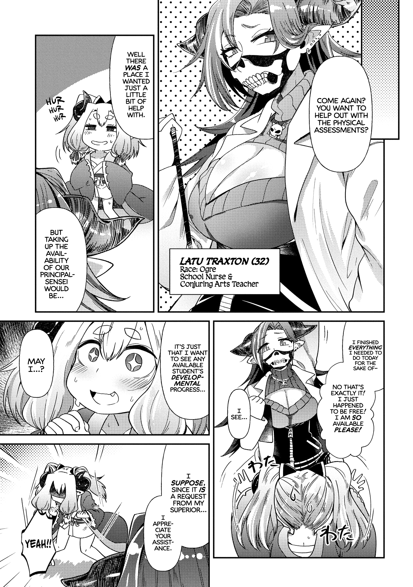Oversized Sextet Chapter 4 page 7 - Chapter 4: The Giantess and Physical Assessments