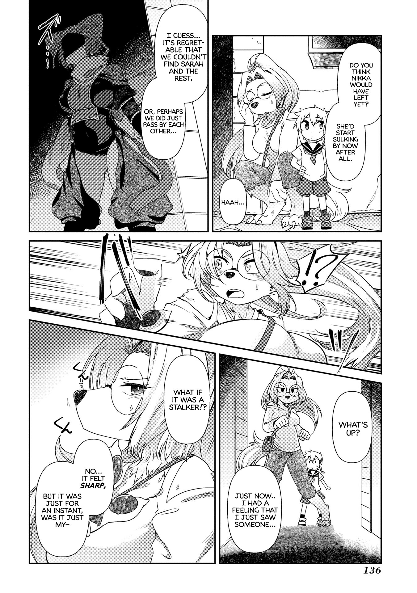 Oversized Sextet Chapter 5 page 14 - Chapter 5: The Giantess and the Day Off