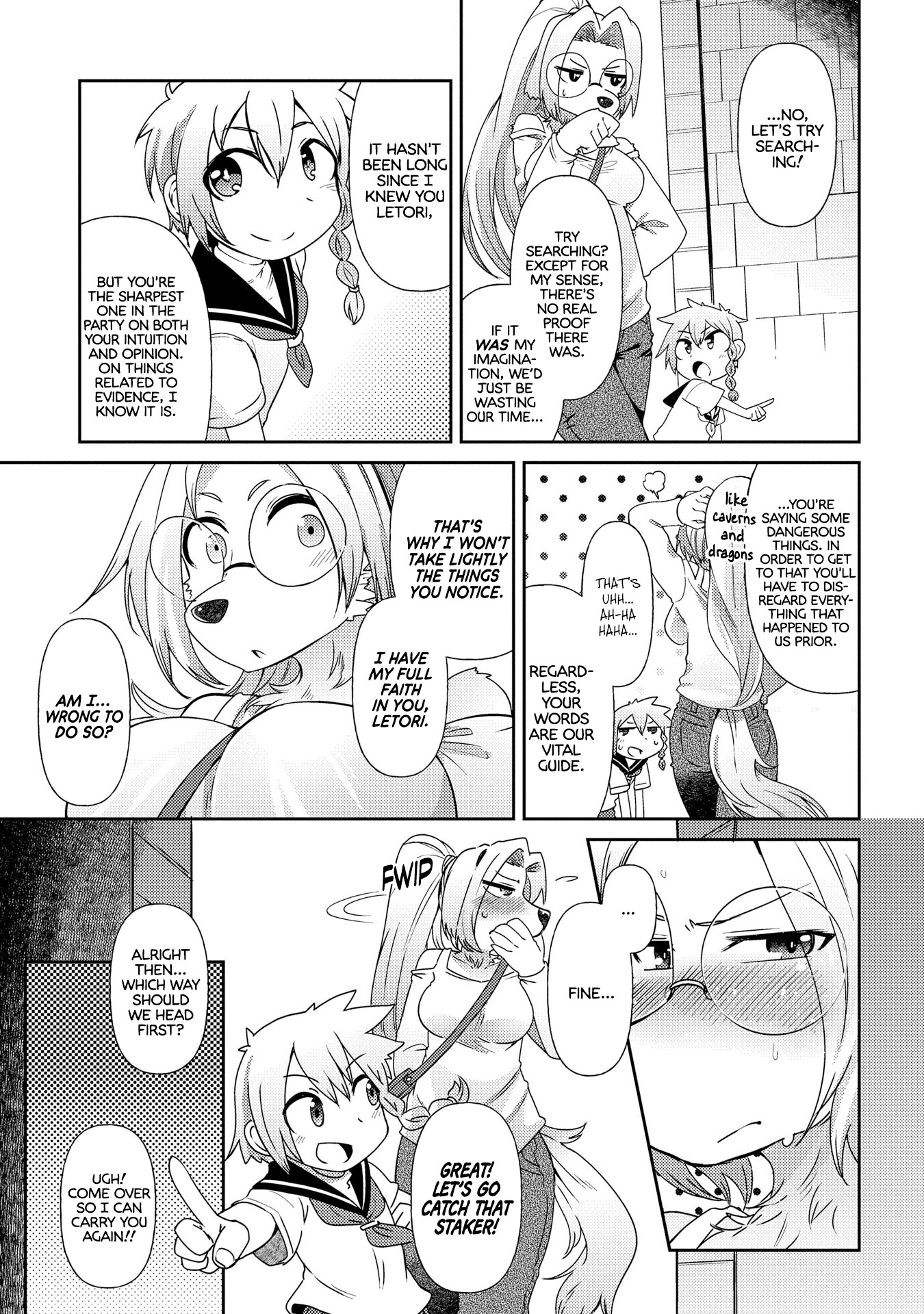 Oversized Sextet Chapter 5 page 15 - Chapter 5: The Giantess and the Day Off