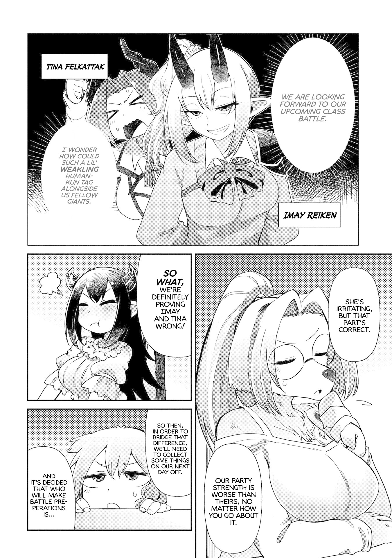 Oversized Sextet Chapter 5 page 4 - Chapter 5: The Giantess and the Day Off