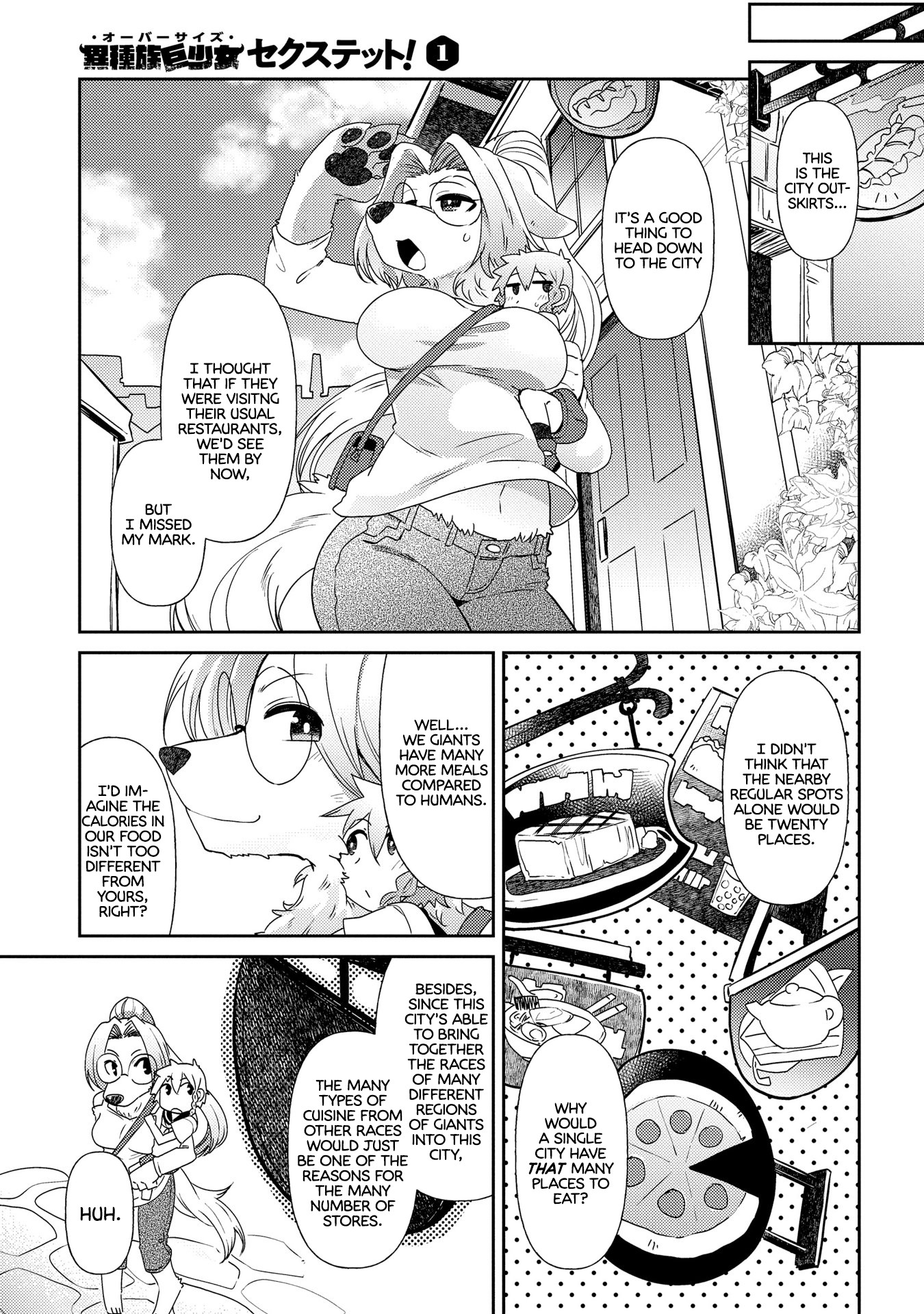 Oversized Sextet Chapter 5 page 7 - Chapter 5: The Giantess and the Day Off