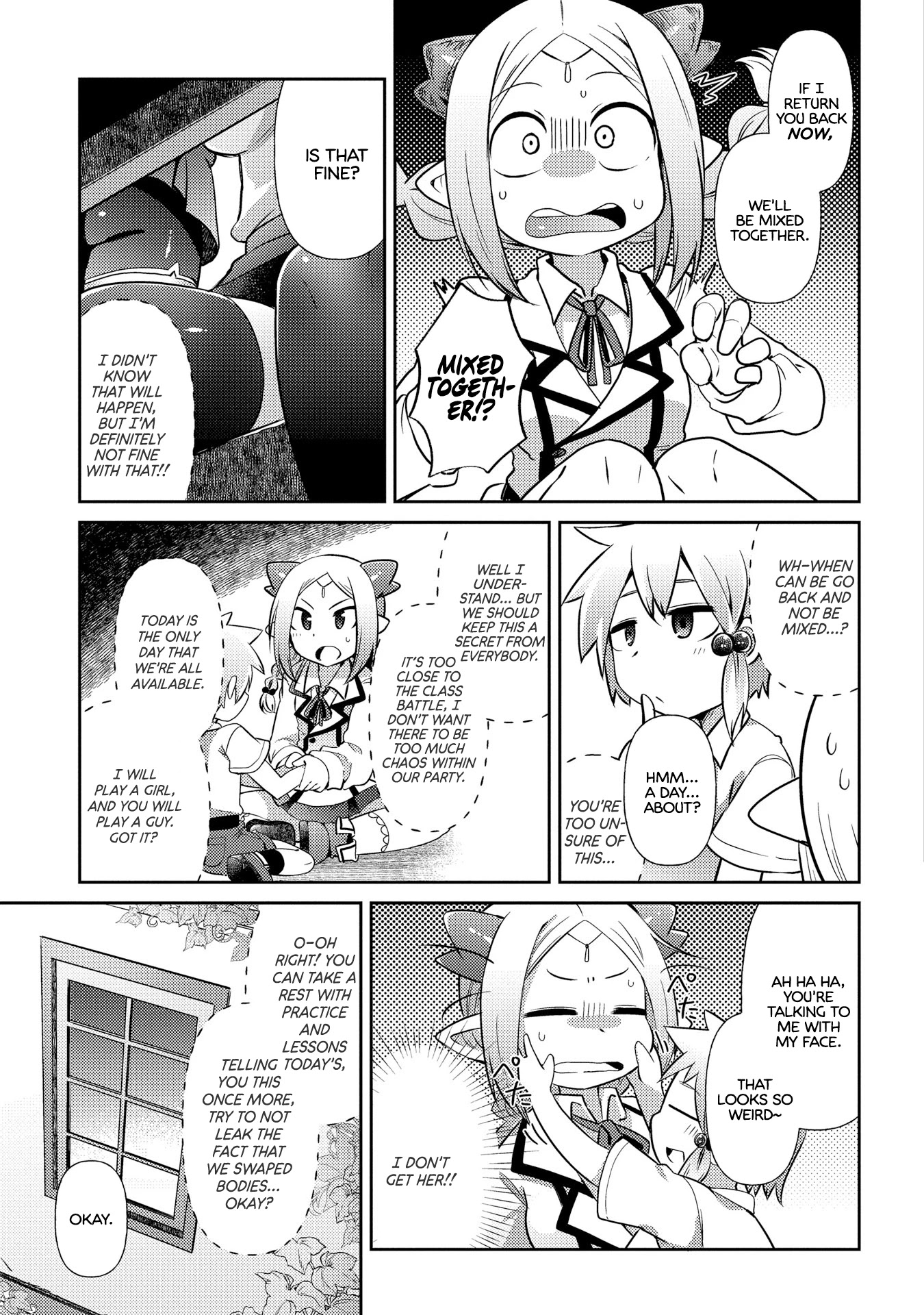 Oversized Sextet Chapter 6 page 12 - Chapter 6: The Giantess and The Swap Day