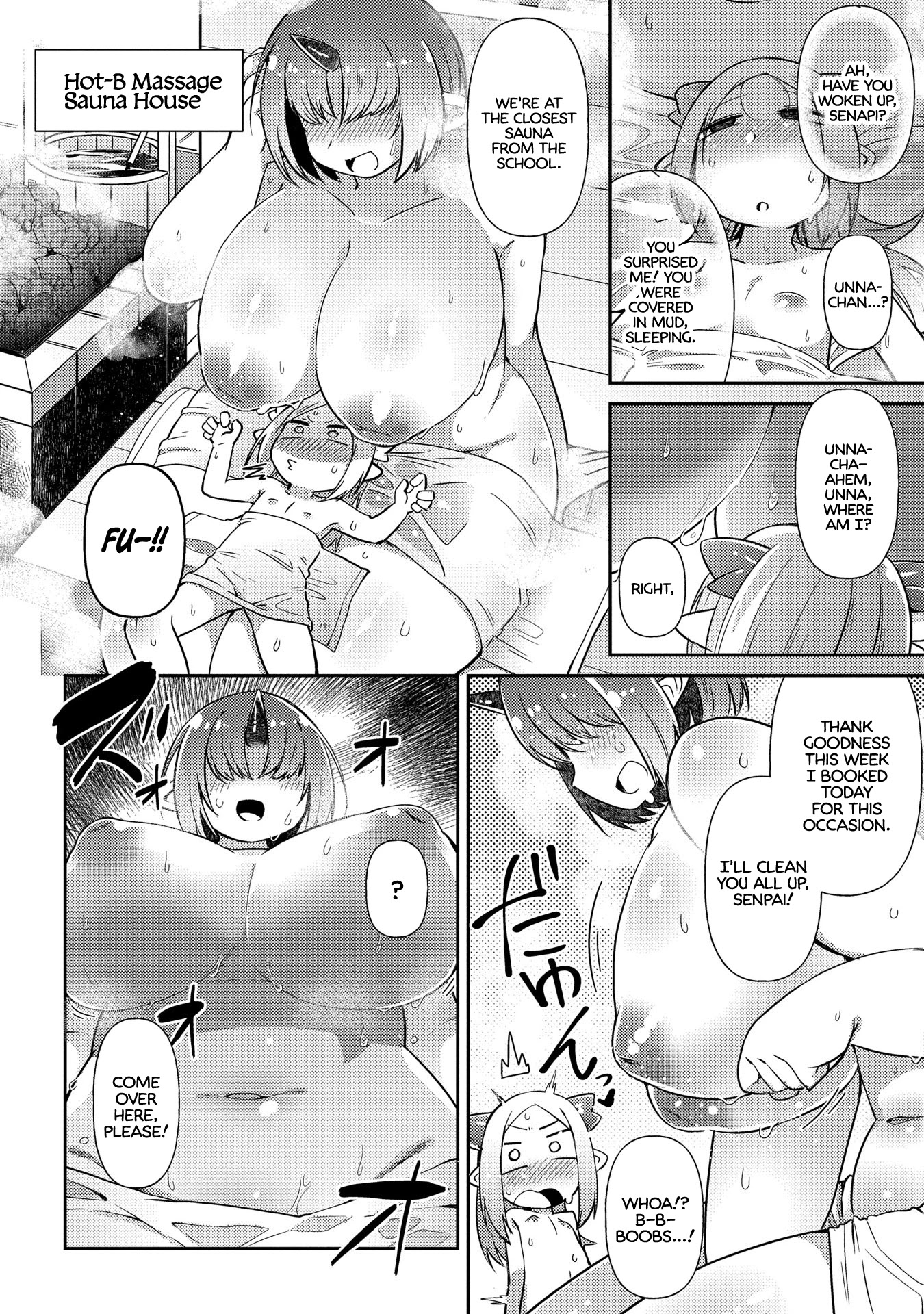 Oversized Sextet Chapter 6 page 19 - Chapter 6: The Giantess and The Swap Day