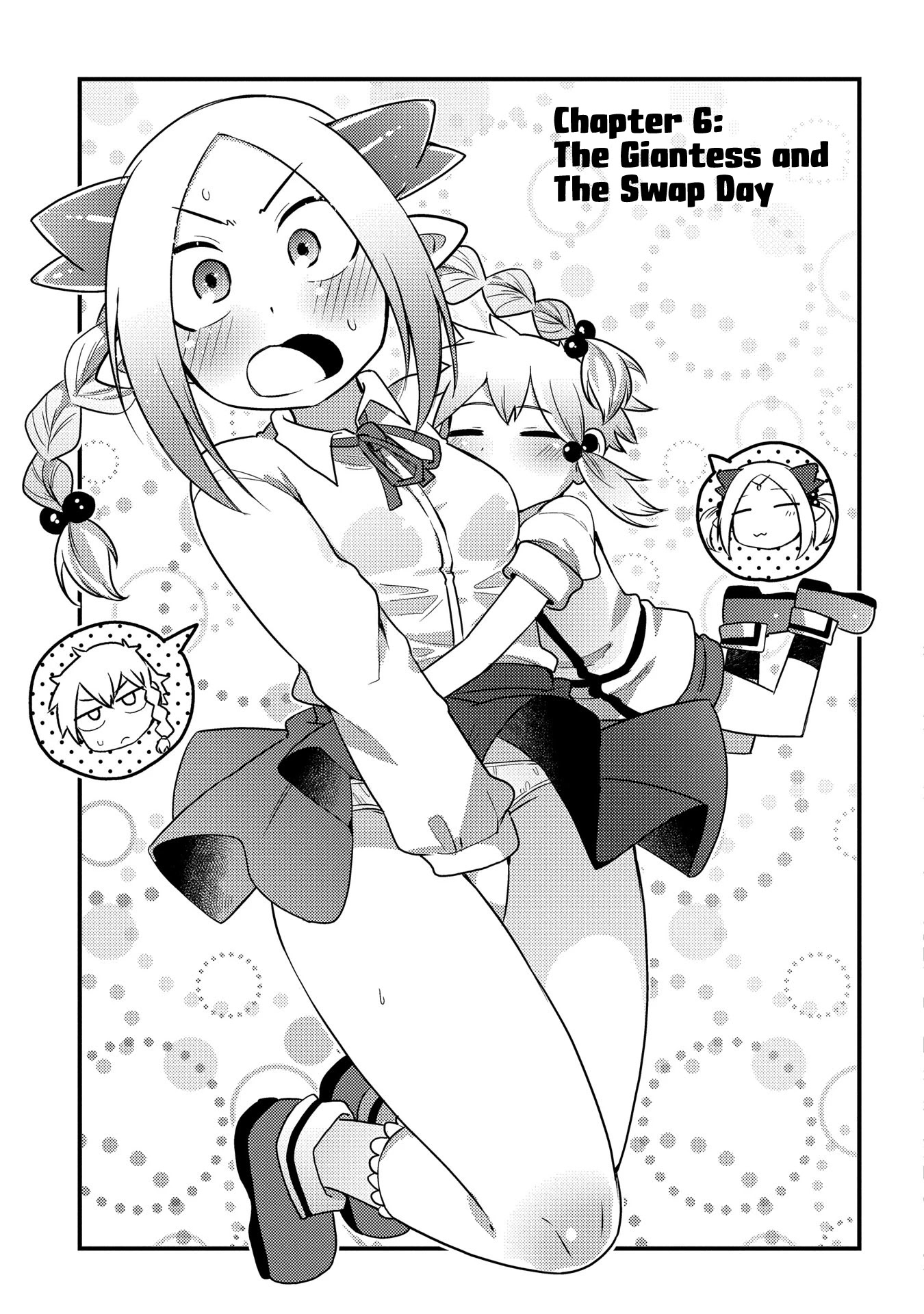 Oversized Sextet Chapter 6 page 4 - Chapter 6: The Giantess and The Swap Day