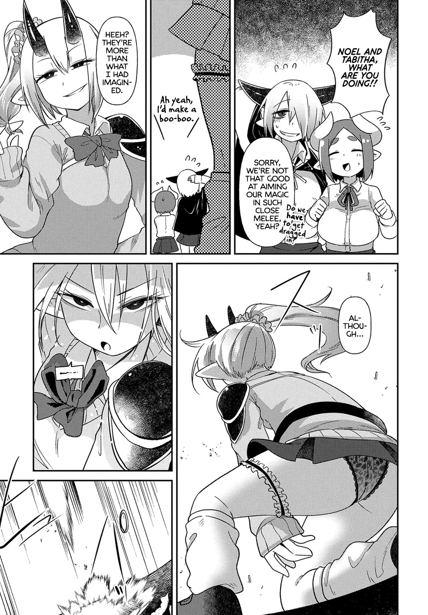 Oversized Sextet Chapter 7 page 21 - Chapter 7: The Giantess and the Class Battle