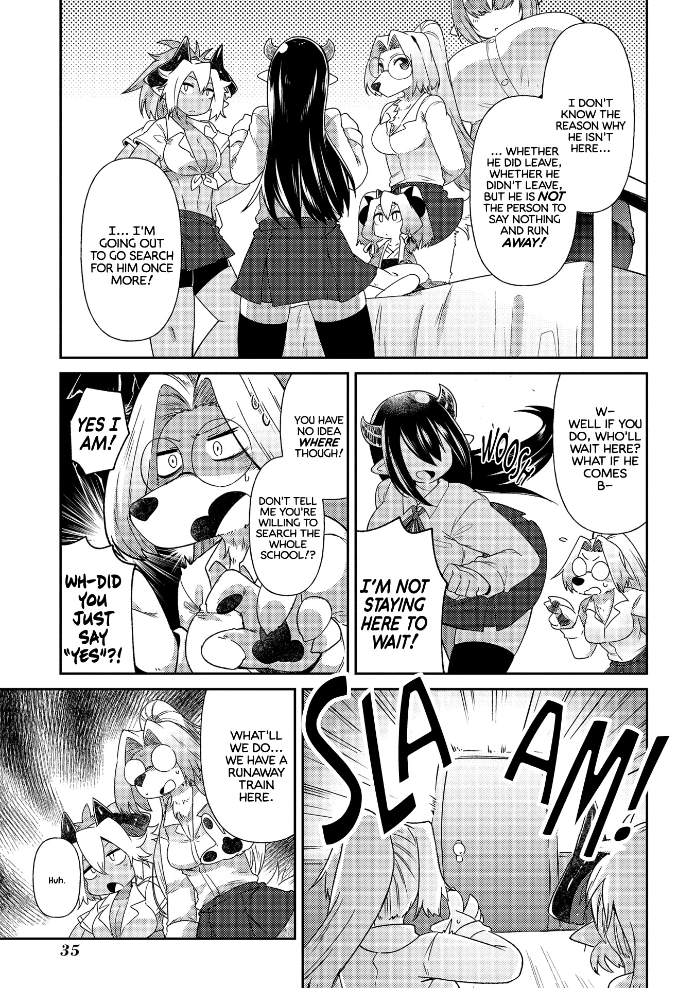 Oversized Sextet Chapter 8 page 7 - Chapter 8: The Giantess and the Thing to Search For