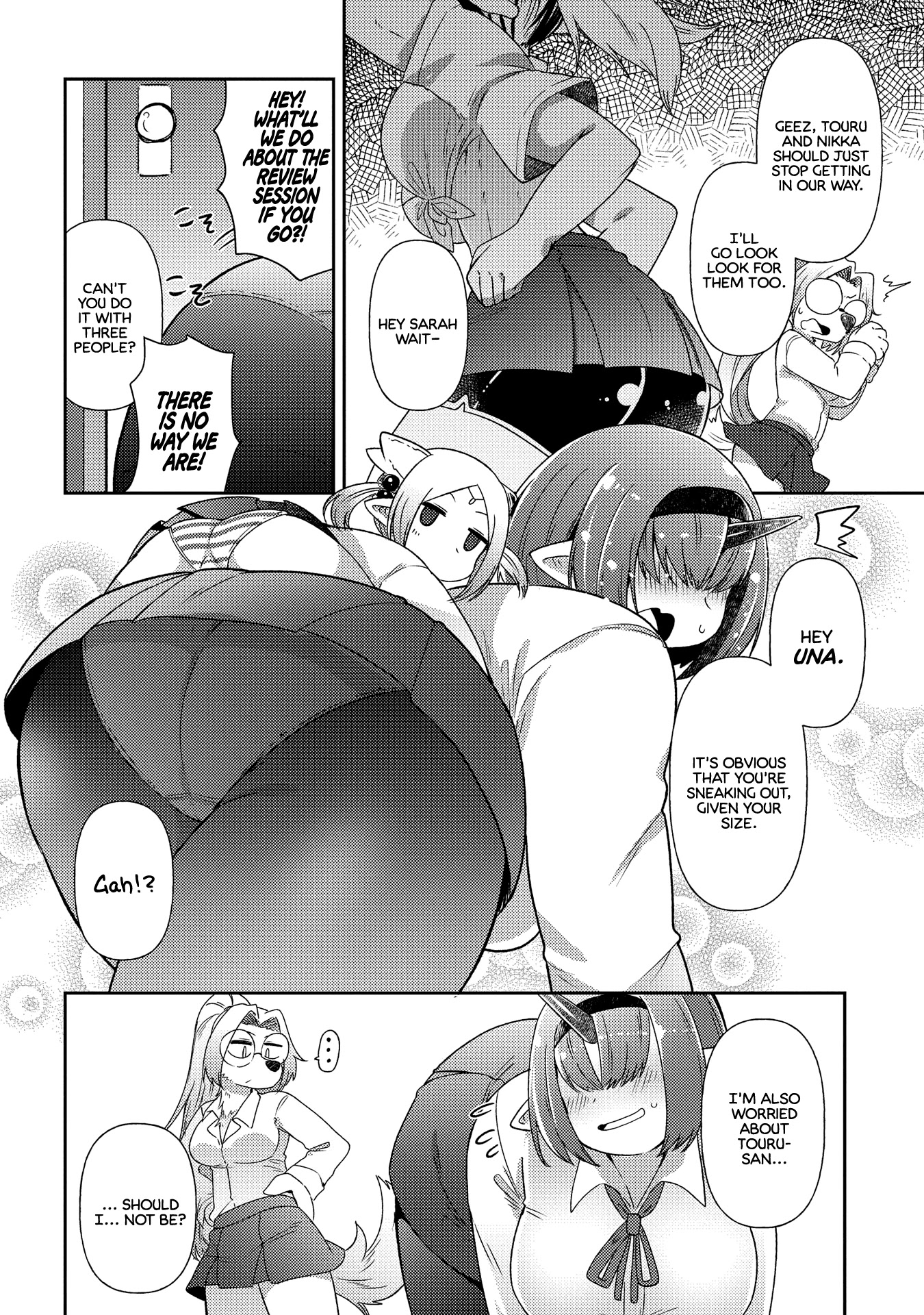 Oversized Sextet Chapter 8 page 8 - Chapter 8: The Giantess and the Thing to Search For
