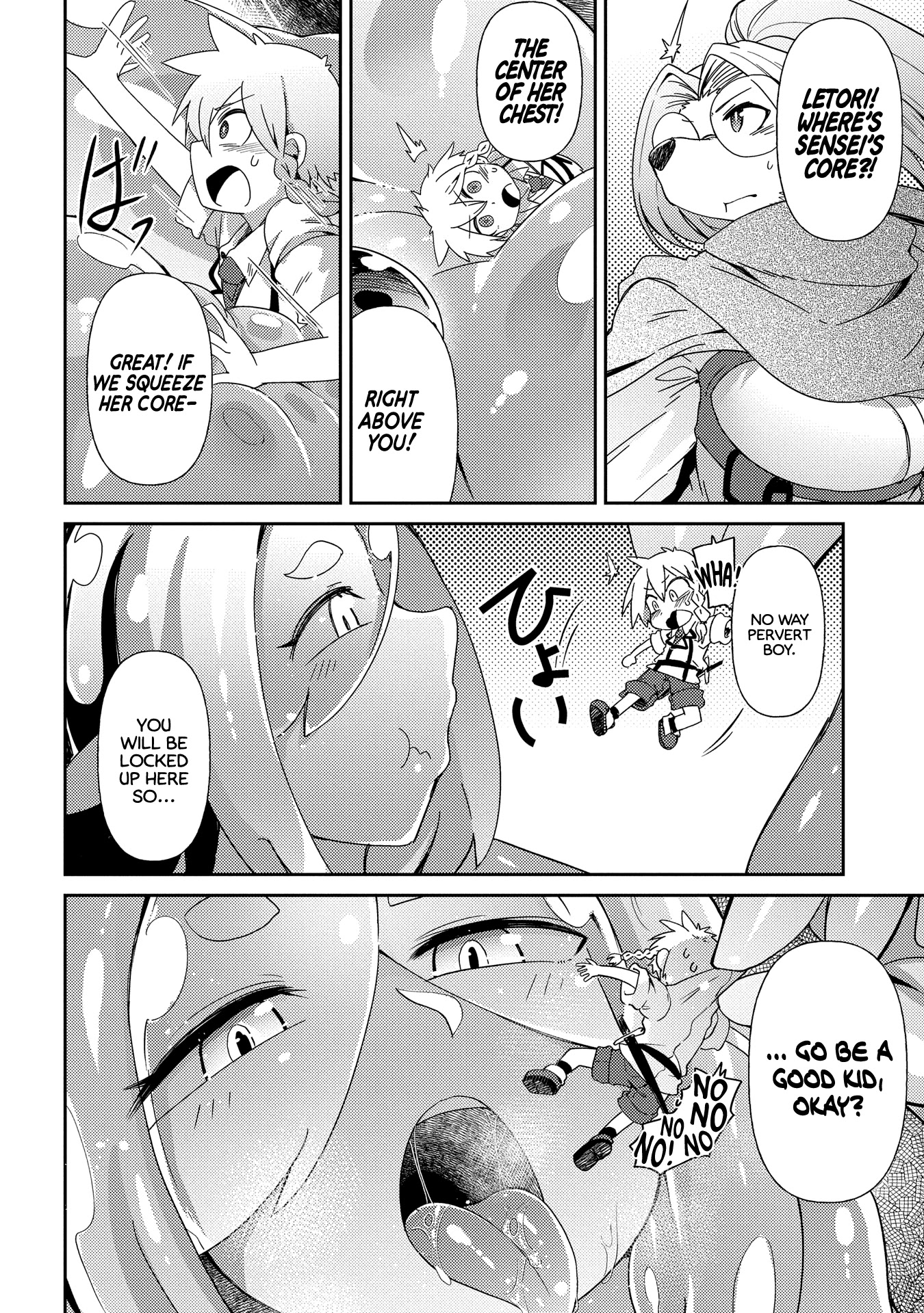 Oversized Sextet Chapter 9 page 10 - Chapter 9: The Giantess and the Dungeon Hunt